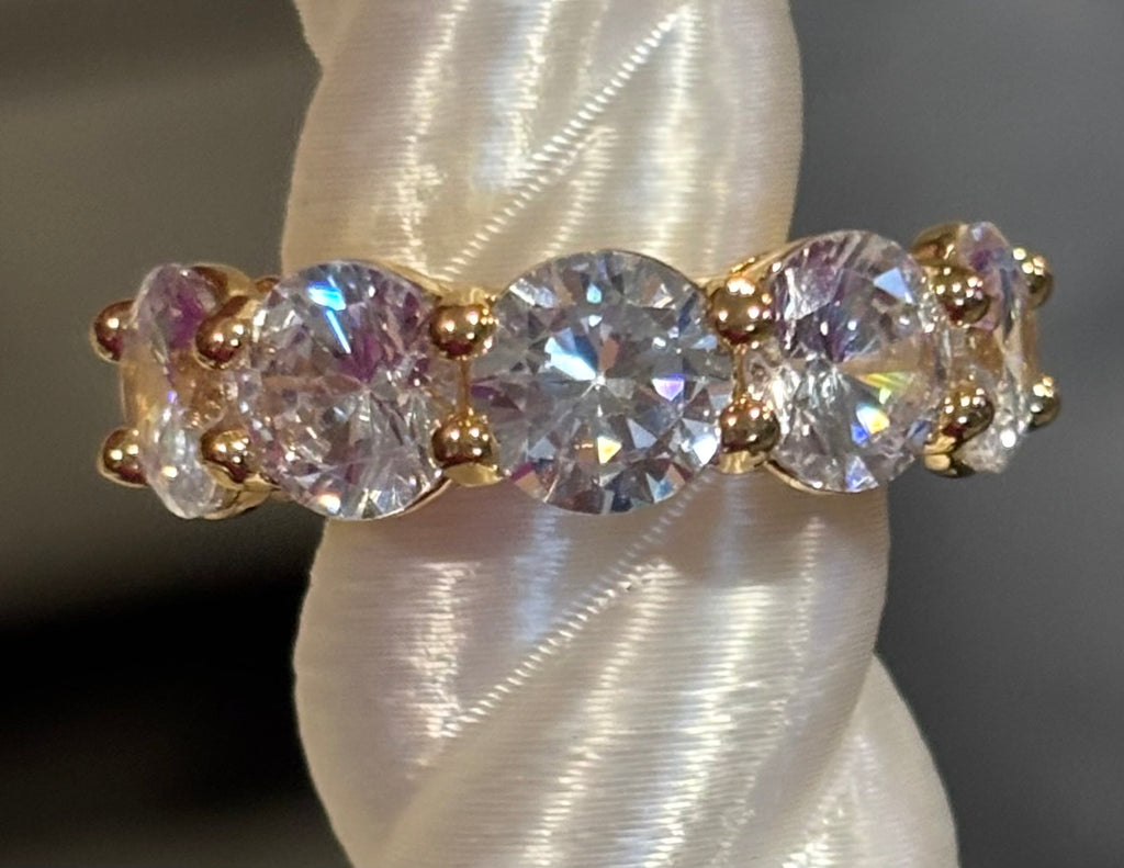 BP Diamond CZ Gold Size 6