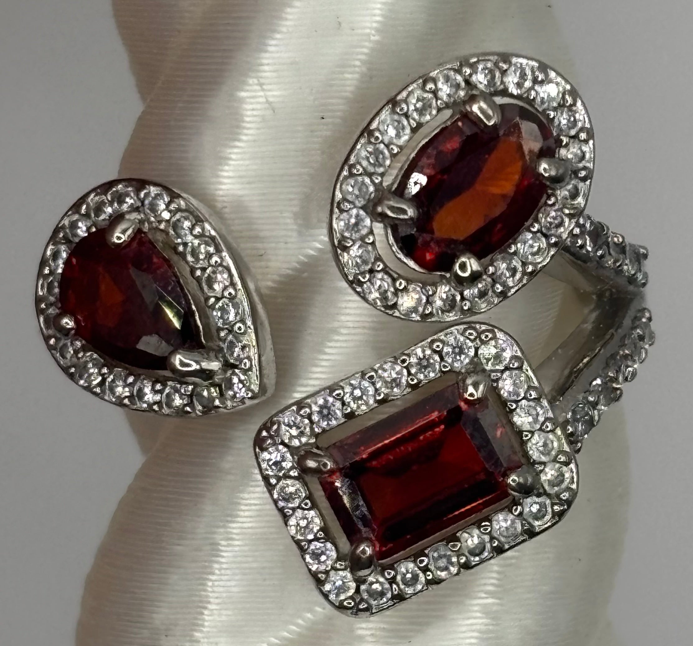 BP Garnet Hematite Ring Size 7