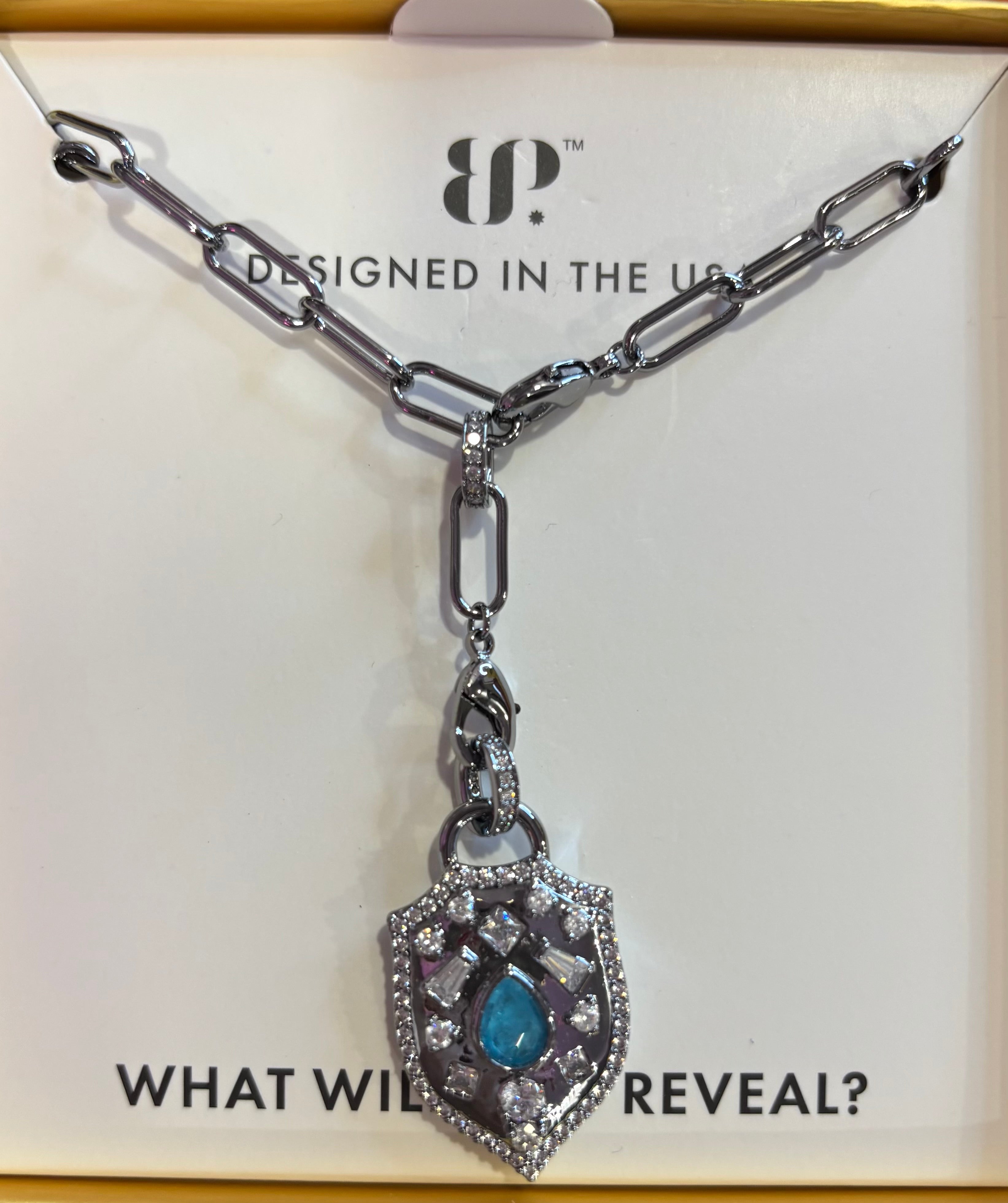 BP The Guardian Shield Gem Society Pendant