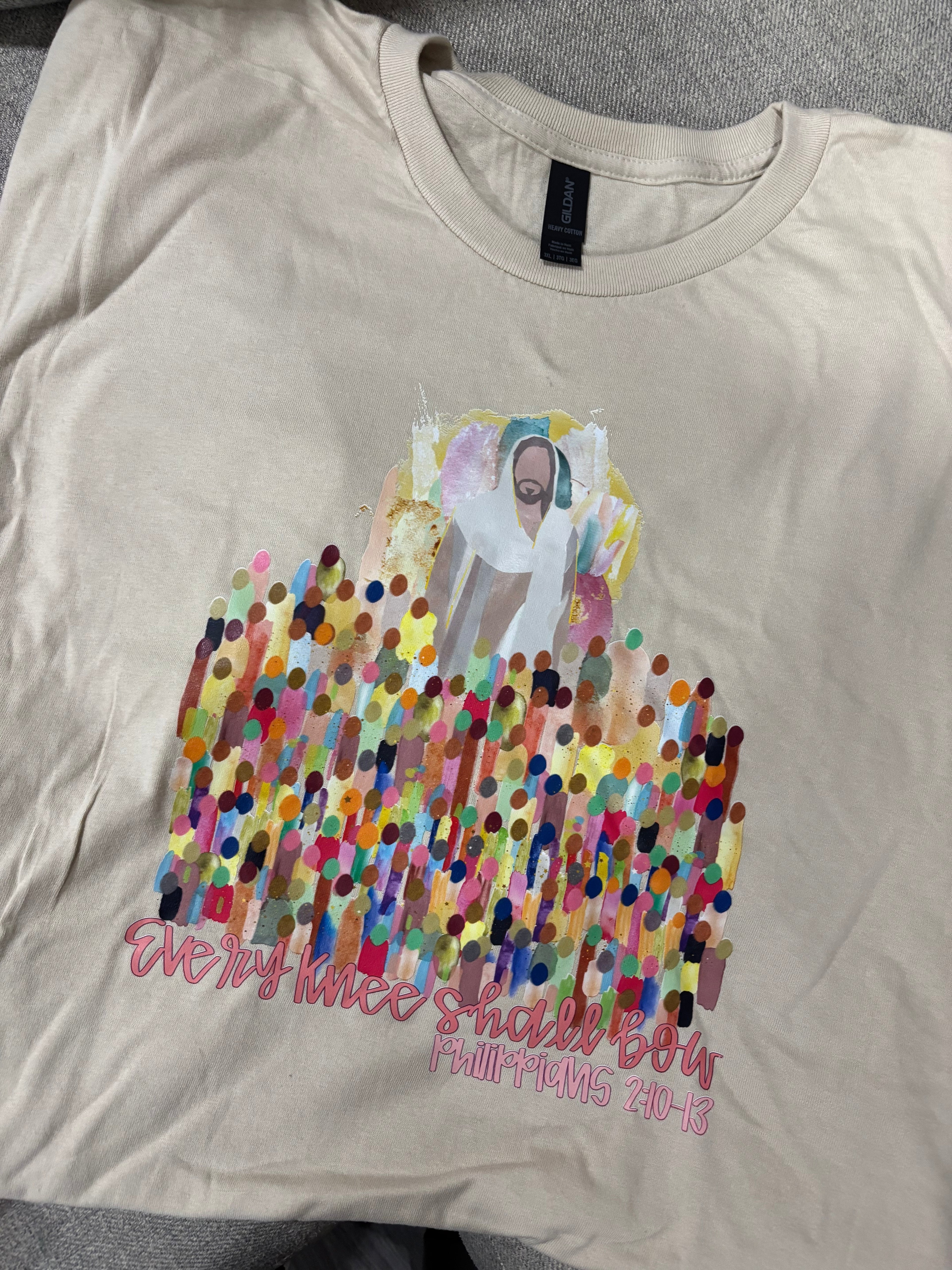 Every Kneel Shall Bow TShirt Size 3XL