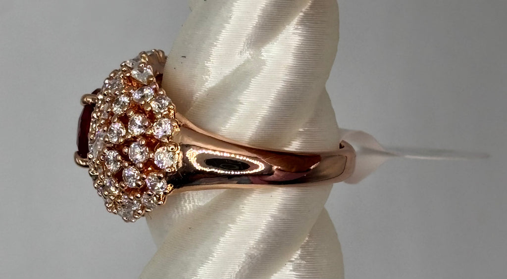BP Ruby Rose Gold Ring Size 8