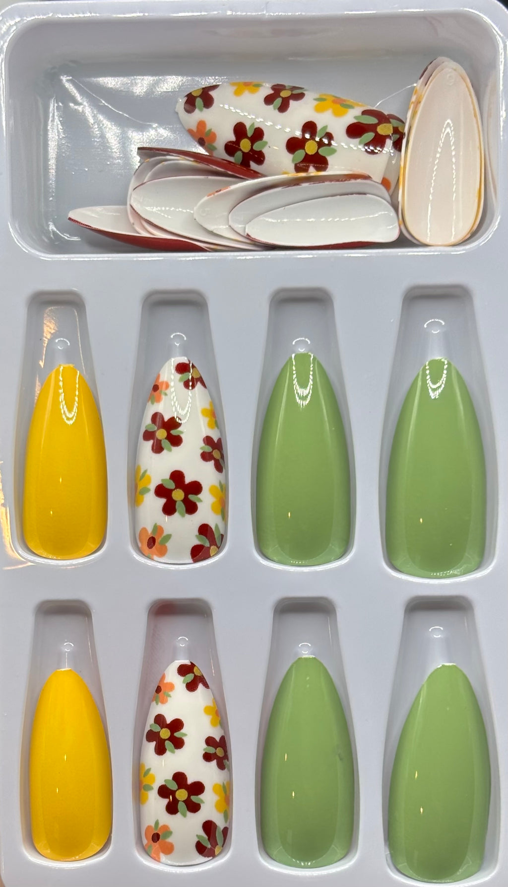 Fall Blooms Press-On Nails Medium