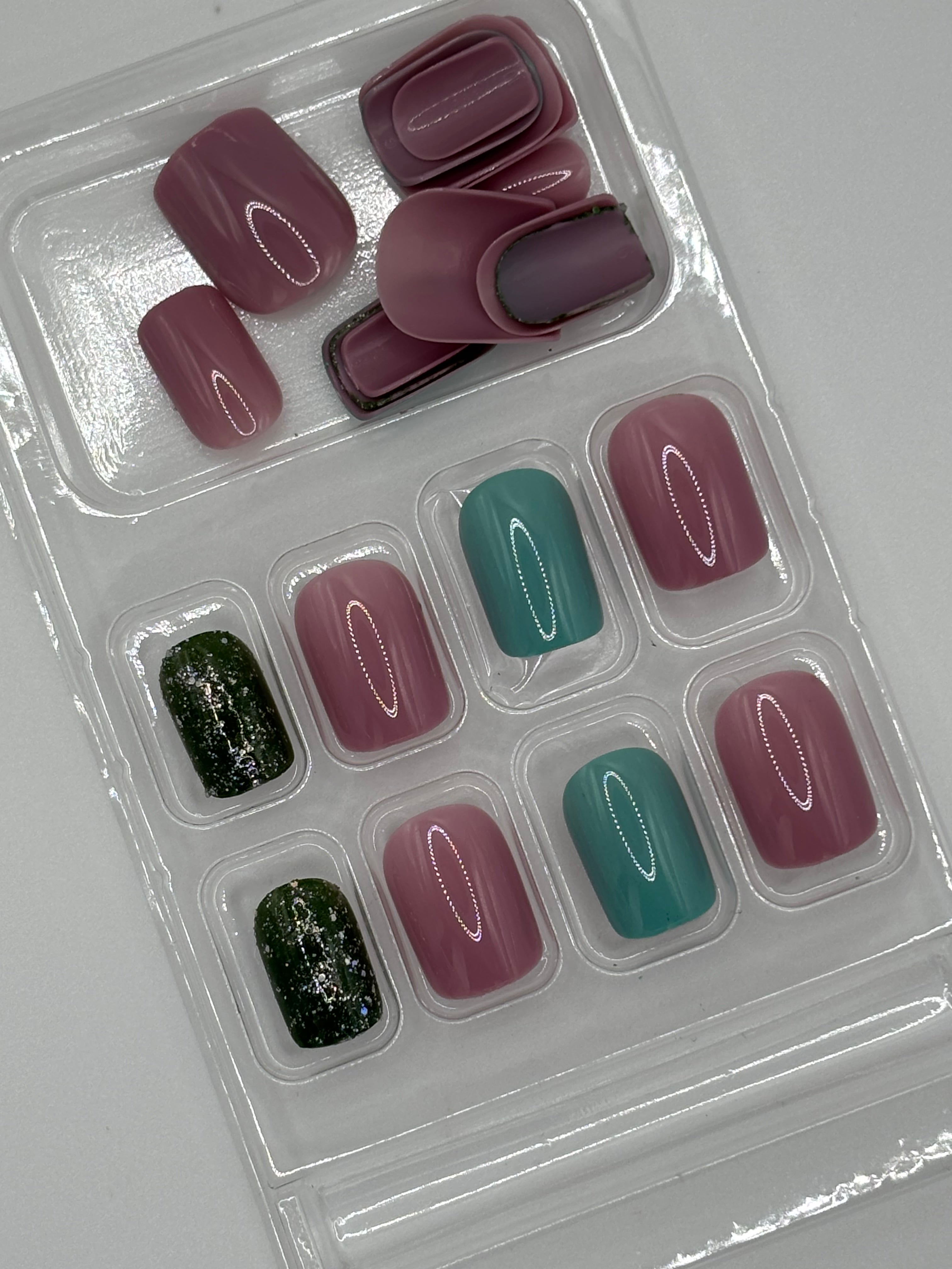 A Little Salty Press-On Nails Short