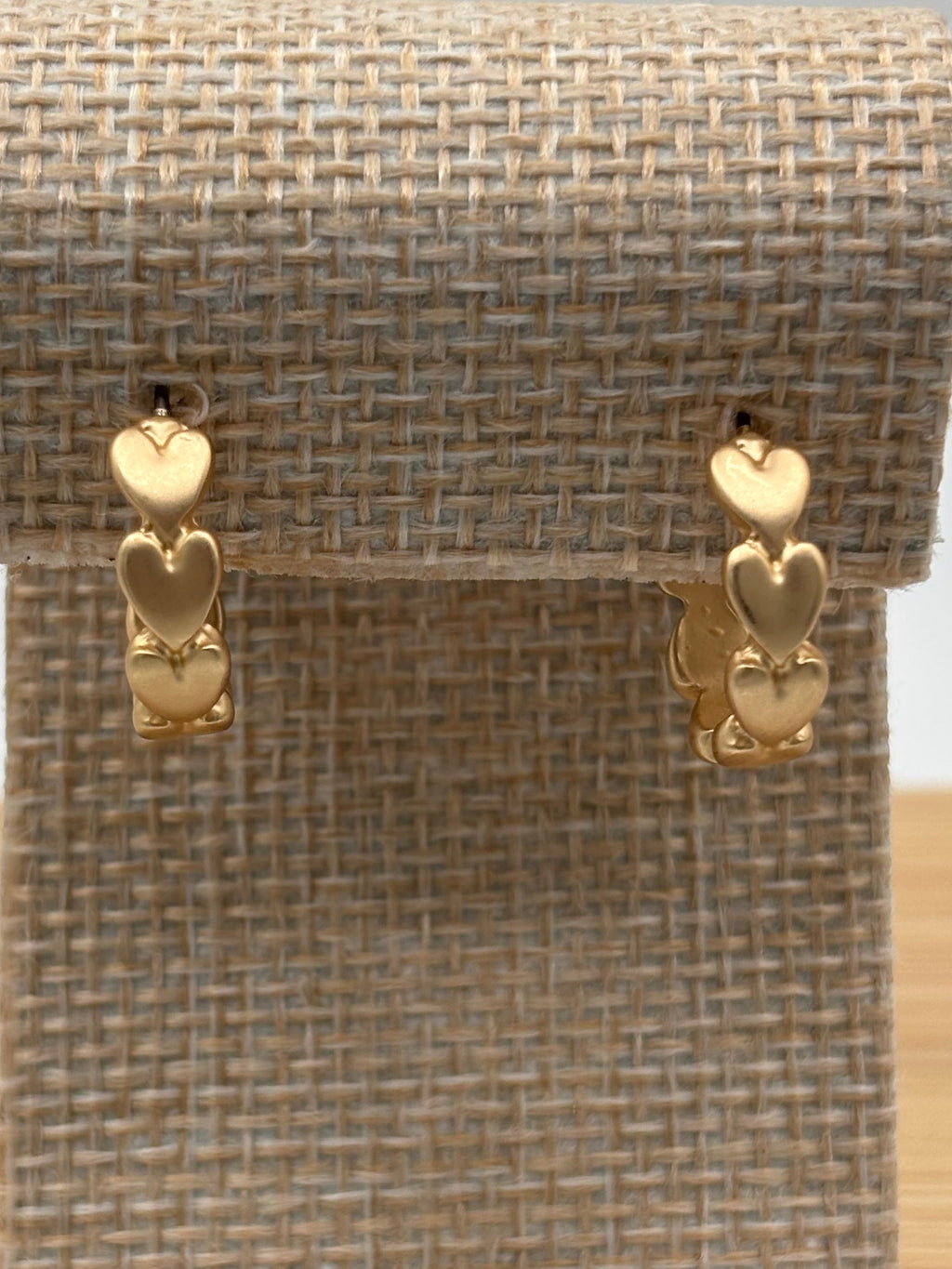ATC Heart Hoop Earrings