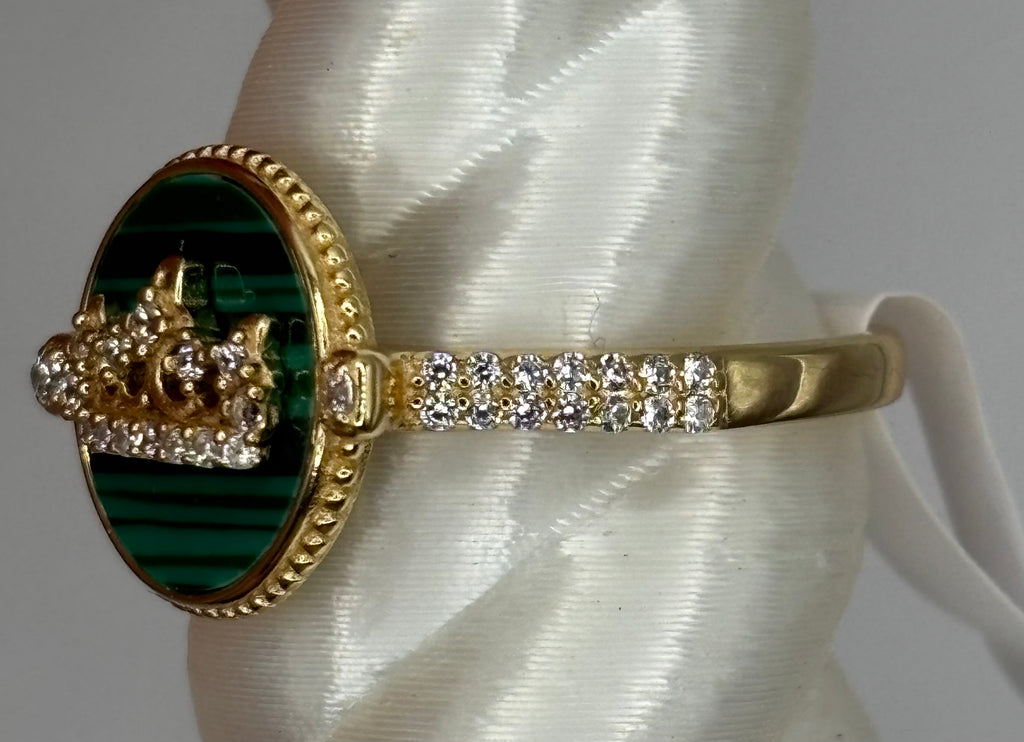 BP Crown and Crest Size 8 Vermeil Collection
