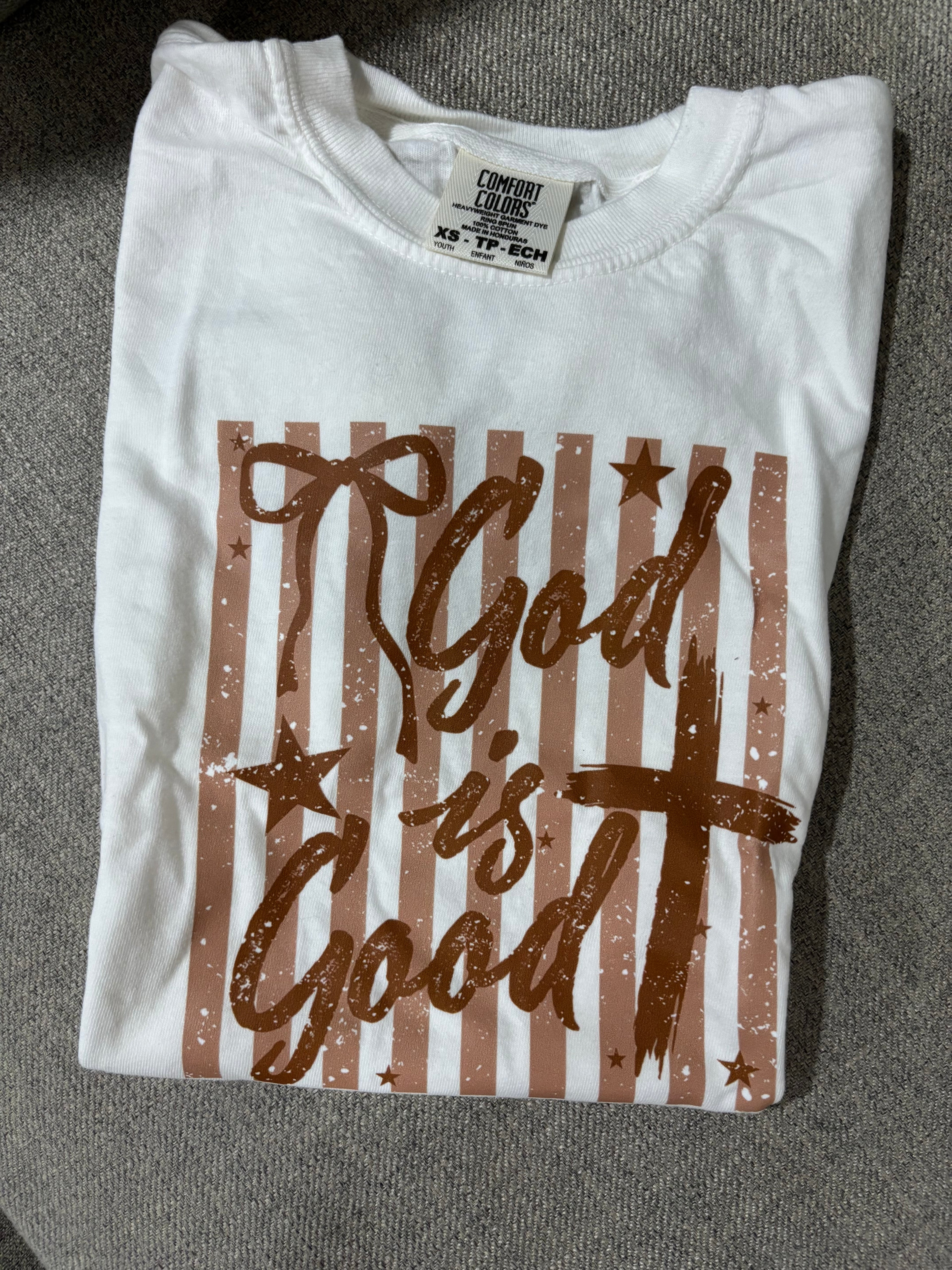 God Is Good TShirt Size Youth XS