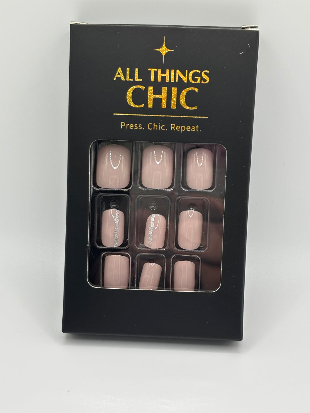 Mauve Moment Press-On Nails Short