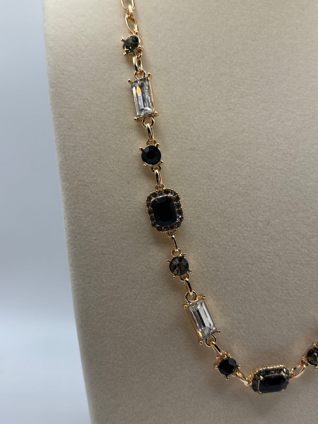 ATC Black Gradient Gem Necklace Preorder