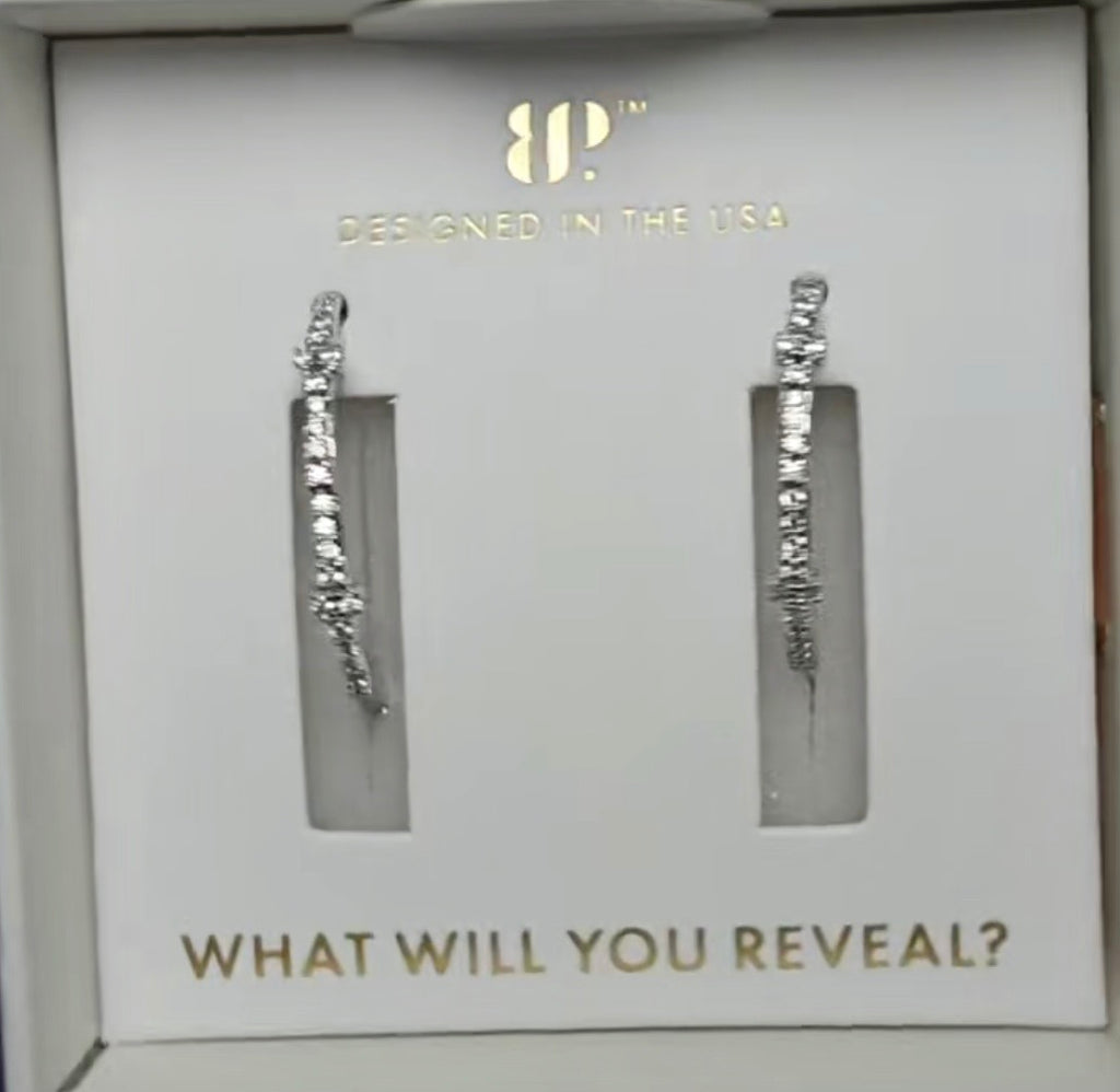 Lumina Fireflight Fashionista Earrings Rhodium