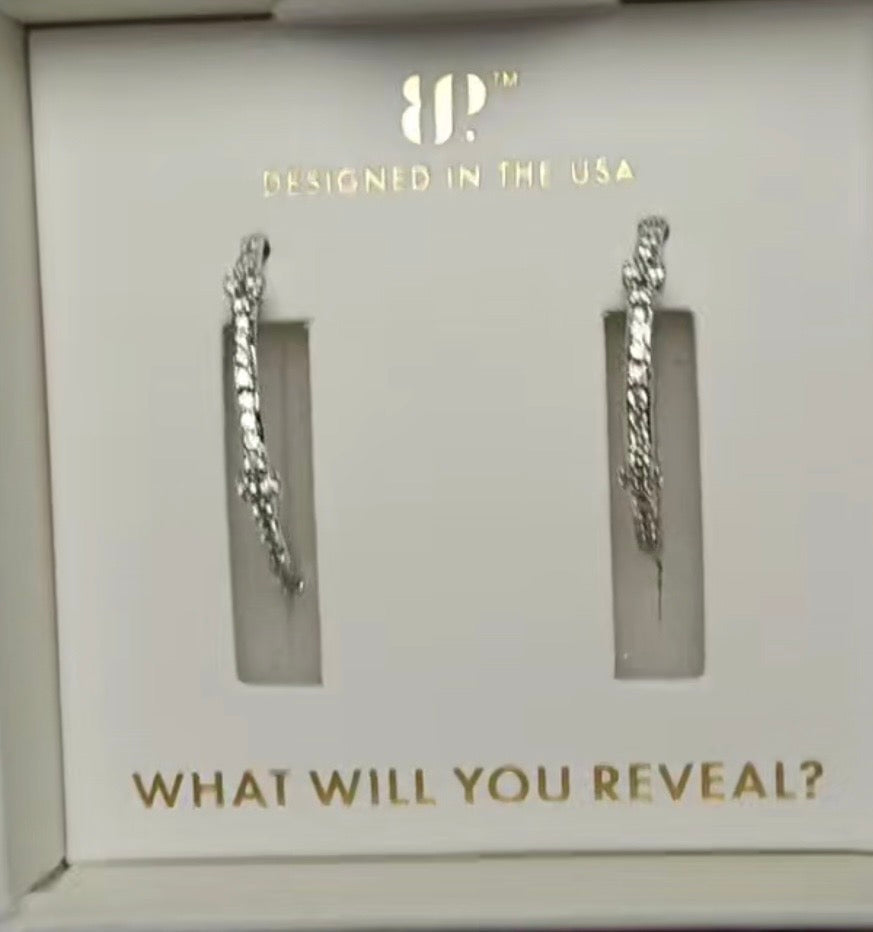 Lumina Fireflight Fashionista Earrings Rhodium