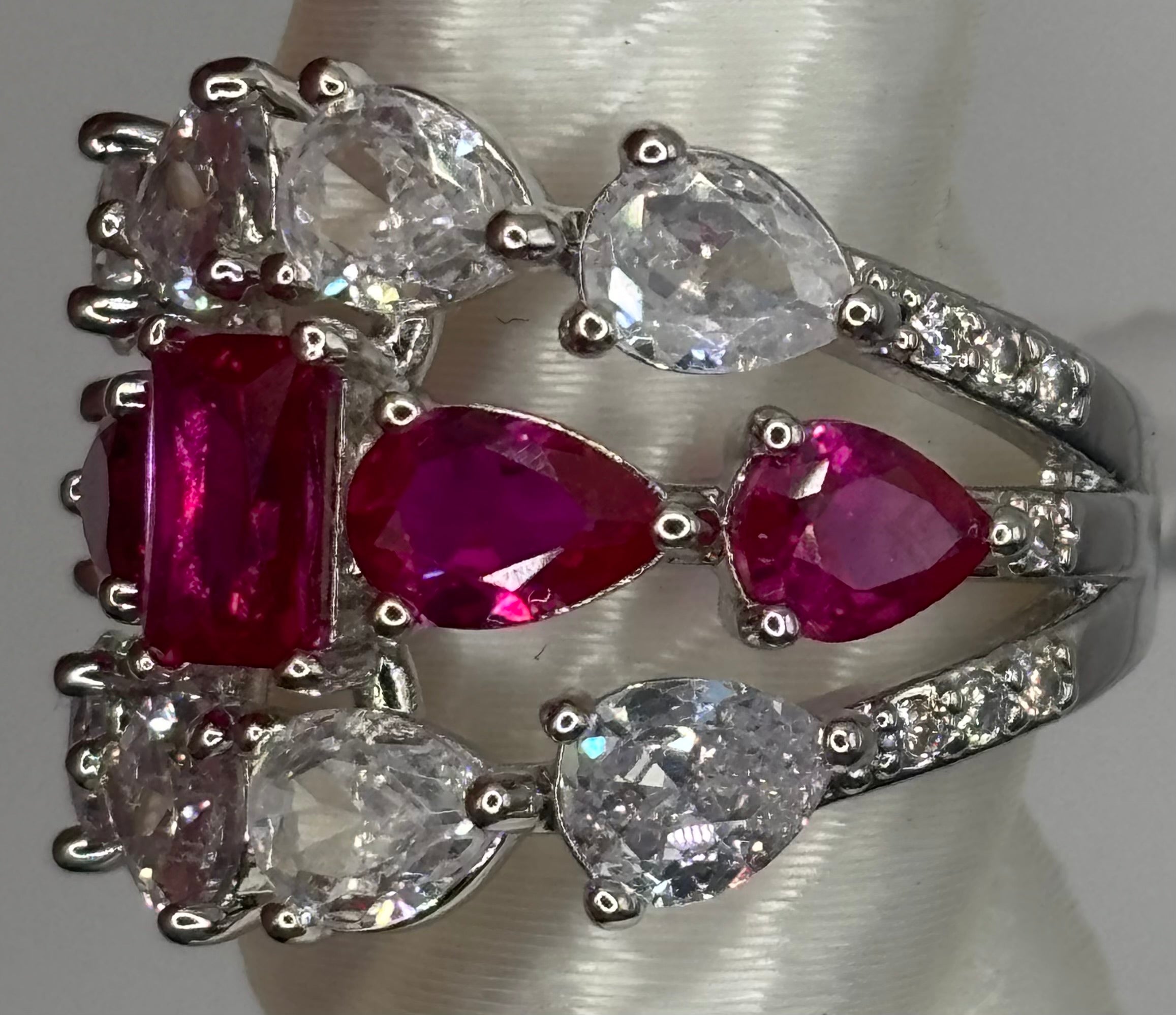 BP Ruby Rhodium Ring Size 5