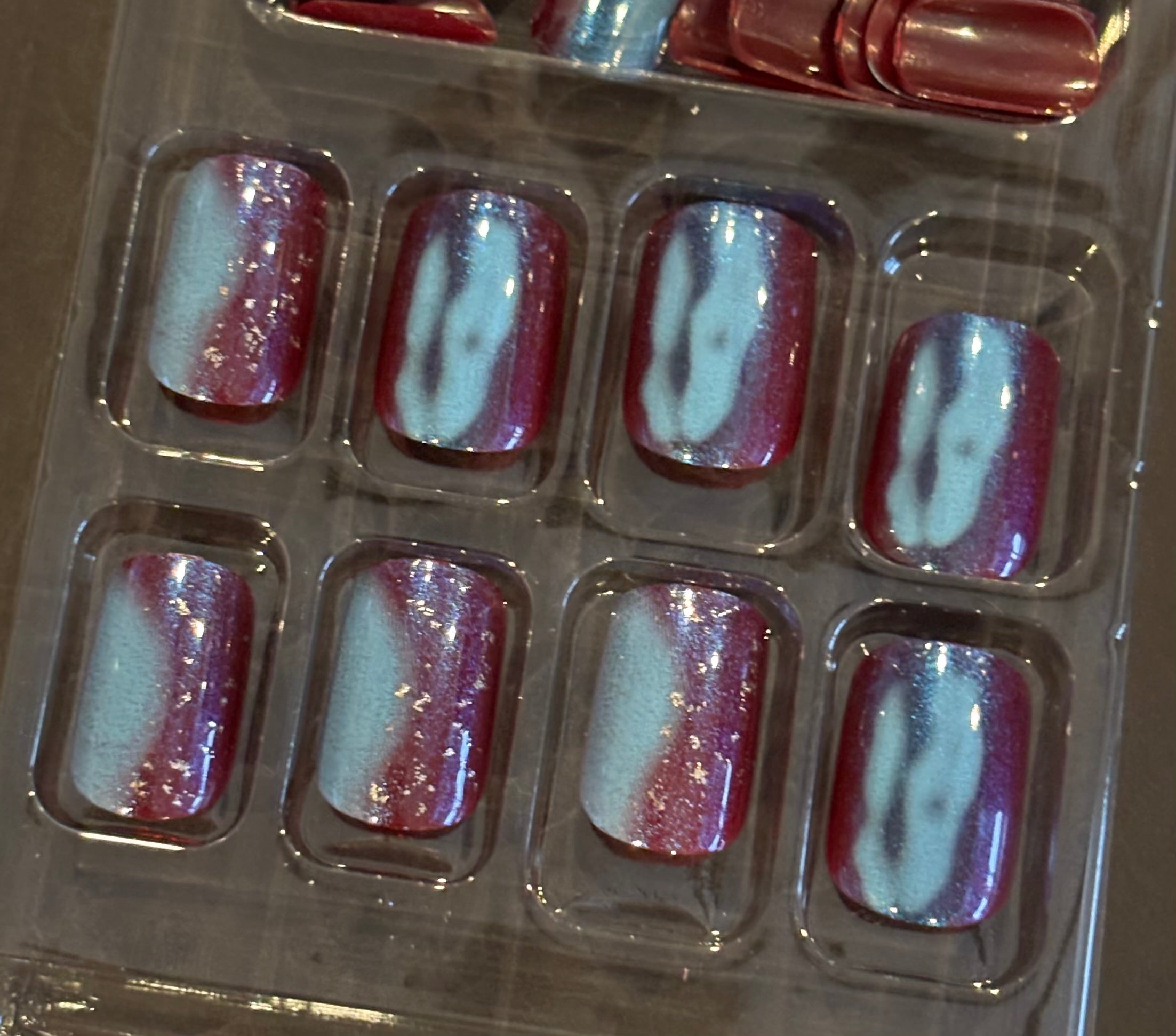 Lunar Glow Press-On Nails Short