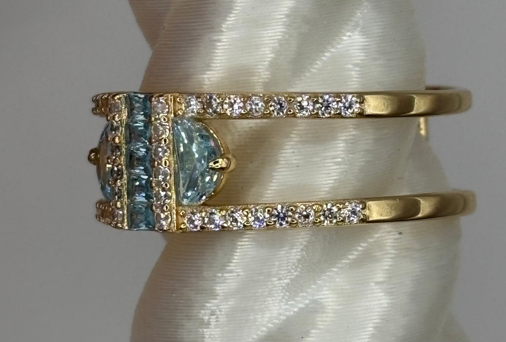BP Crystal Divide Vermeil Sterling Club 2026 Size 10