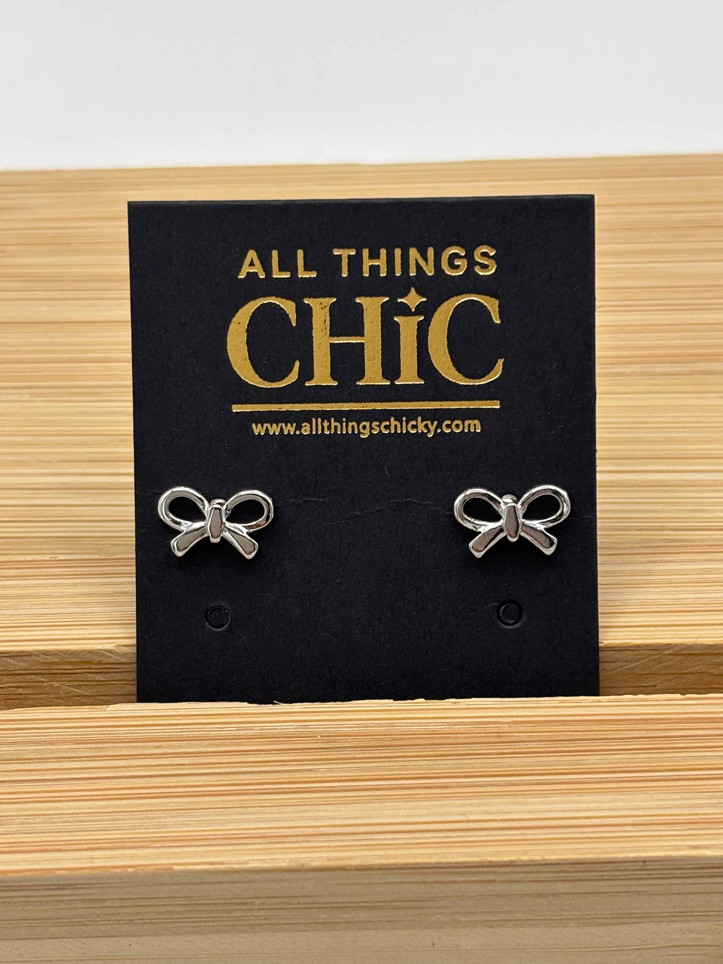 ATC Bow Stud Earrings