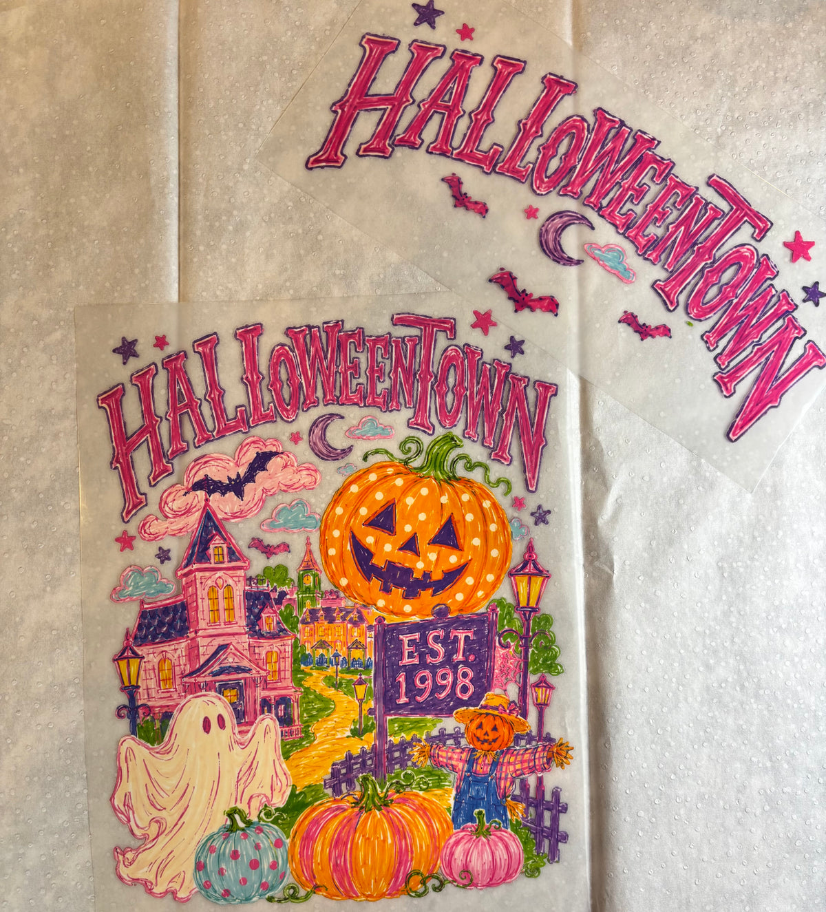 Halloweentown Shirt Front & Back Design