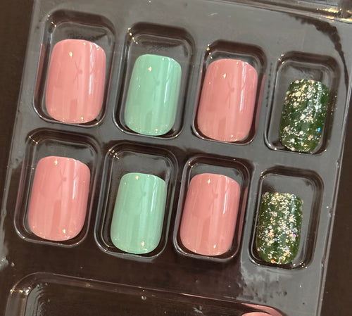 A Little Salty Press-On Nails Short