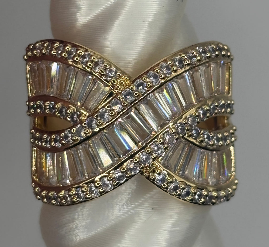 BP Diamond CZ Gold Ring Size 9 – All Things Chic