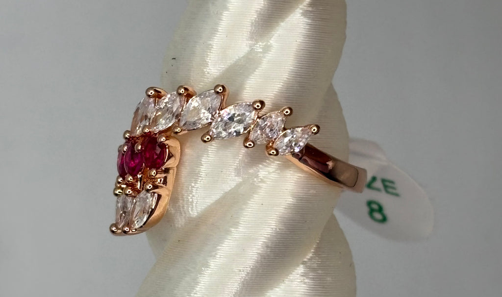 BP Ruby Rose Gold Ring Size 8