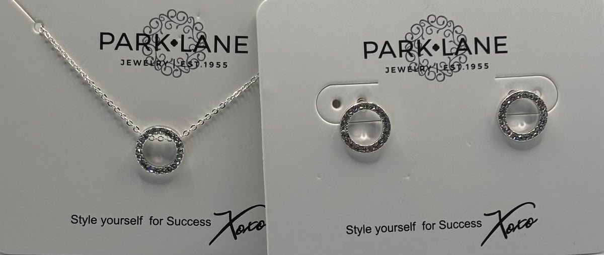 Park Lane Circle Necklace and Earring Set