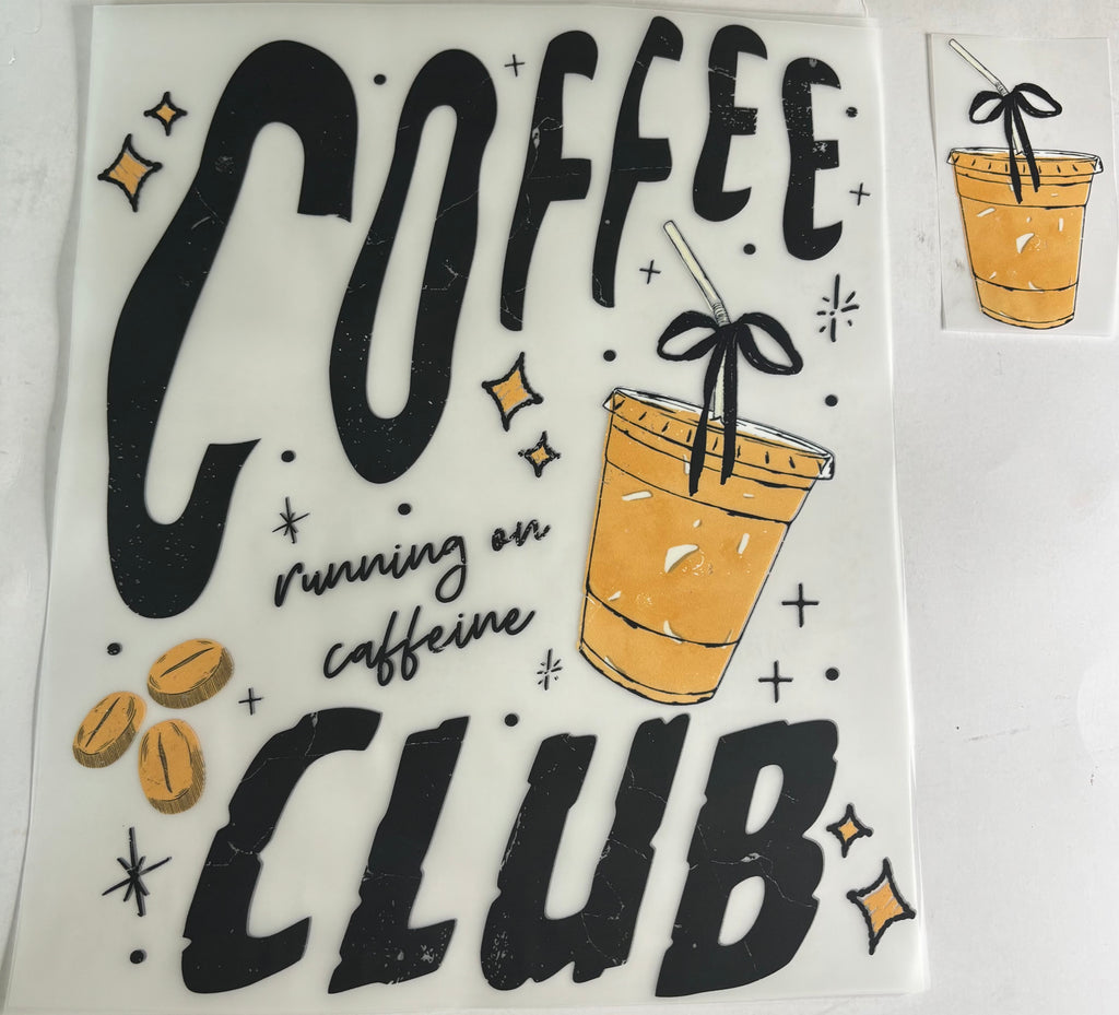 Coffee Club Pocket and Full Back Shirt