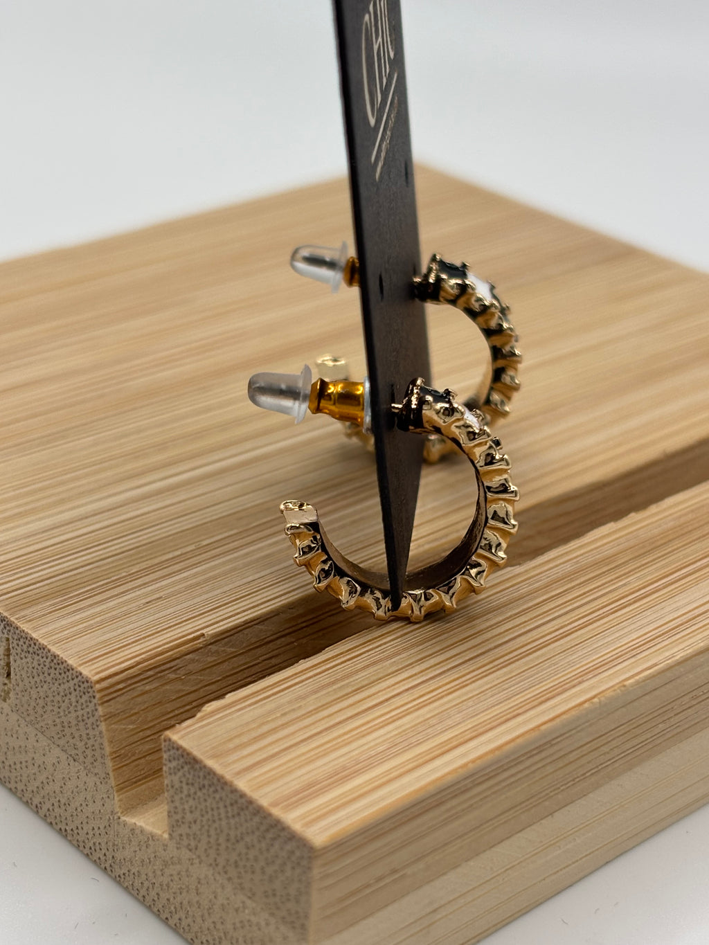 ATC Checkered Hoop Earrings Preorder