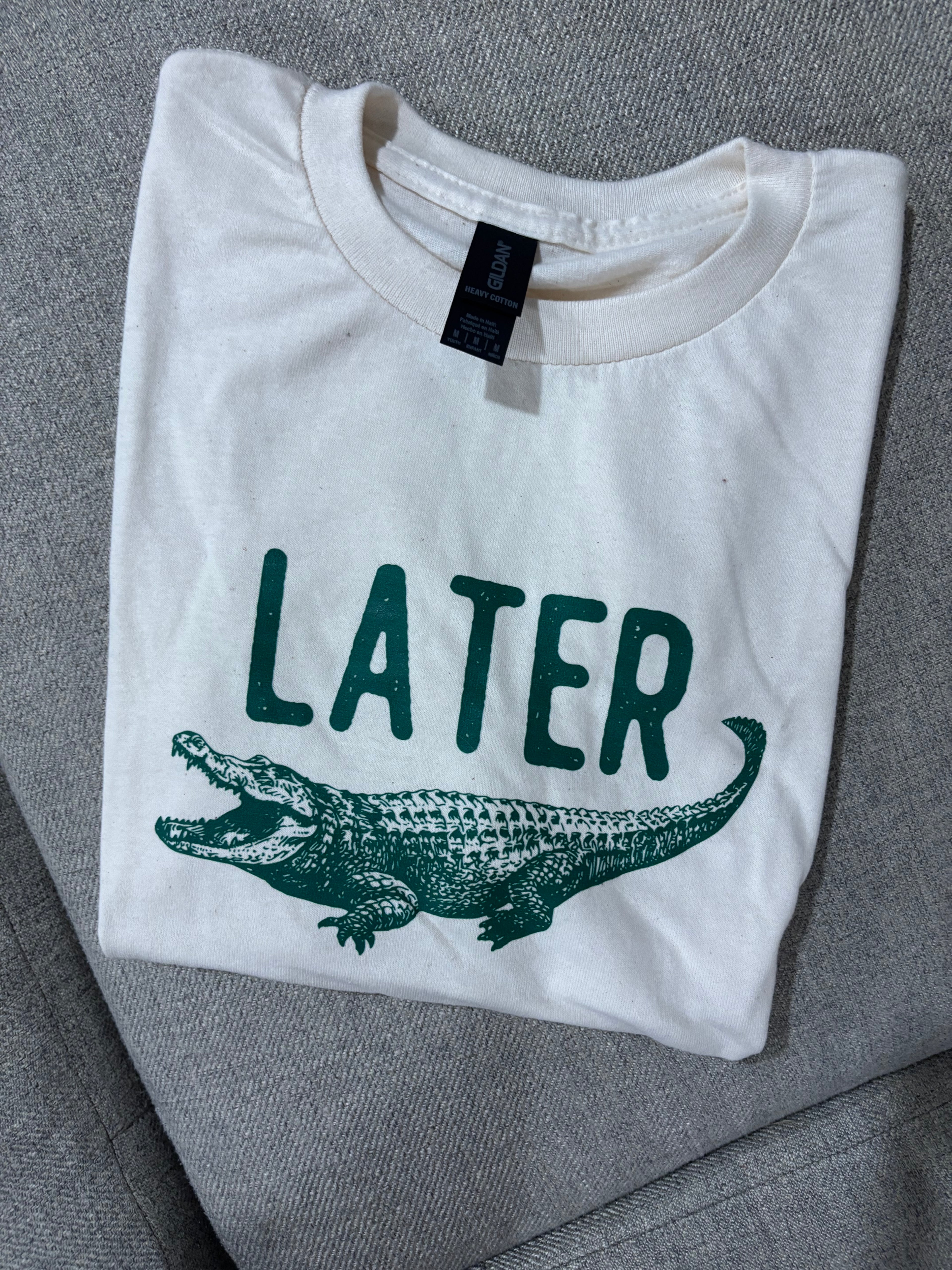Later Gator TShirt Size Youth Medium