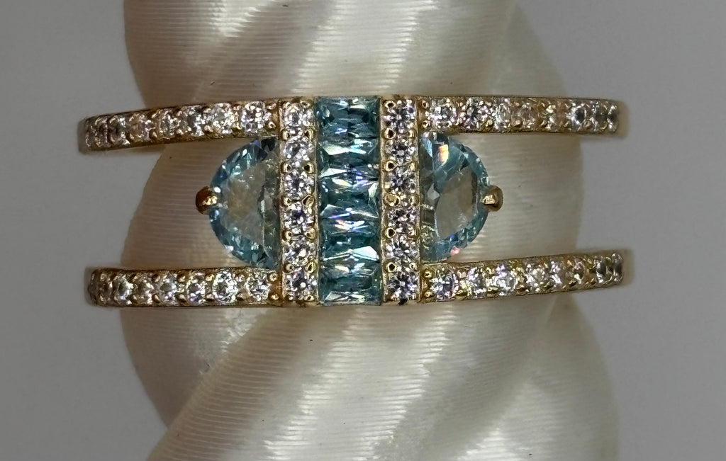 BP Crystal Divide Vermeil Sterling Club 2026 Size 10