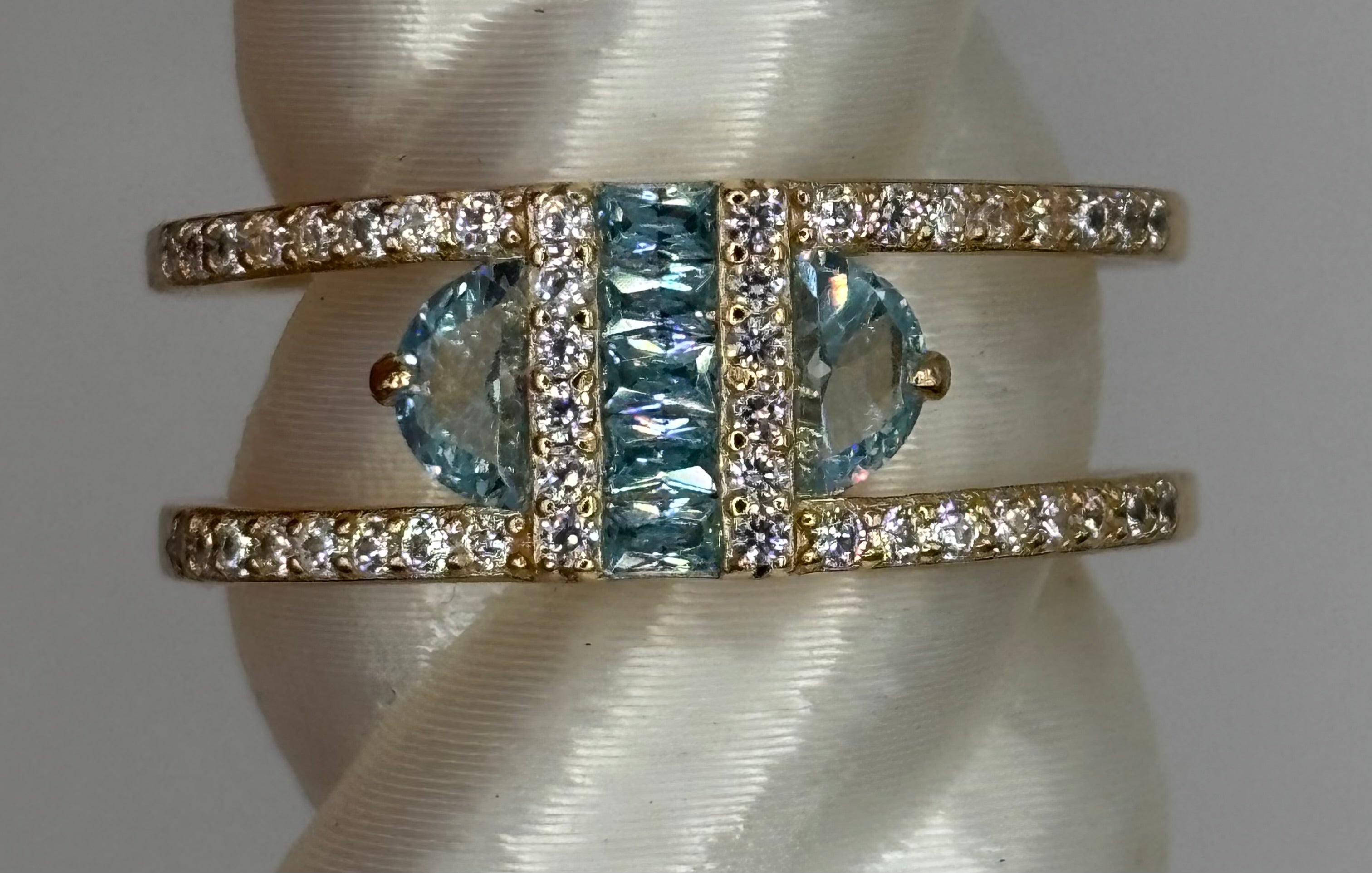 BP Crystal Divide Vermeil Sterling Club 2026 Size 10