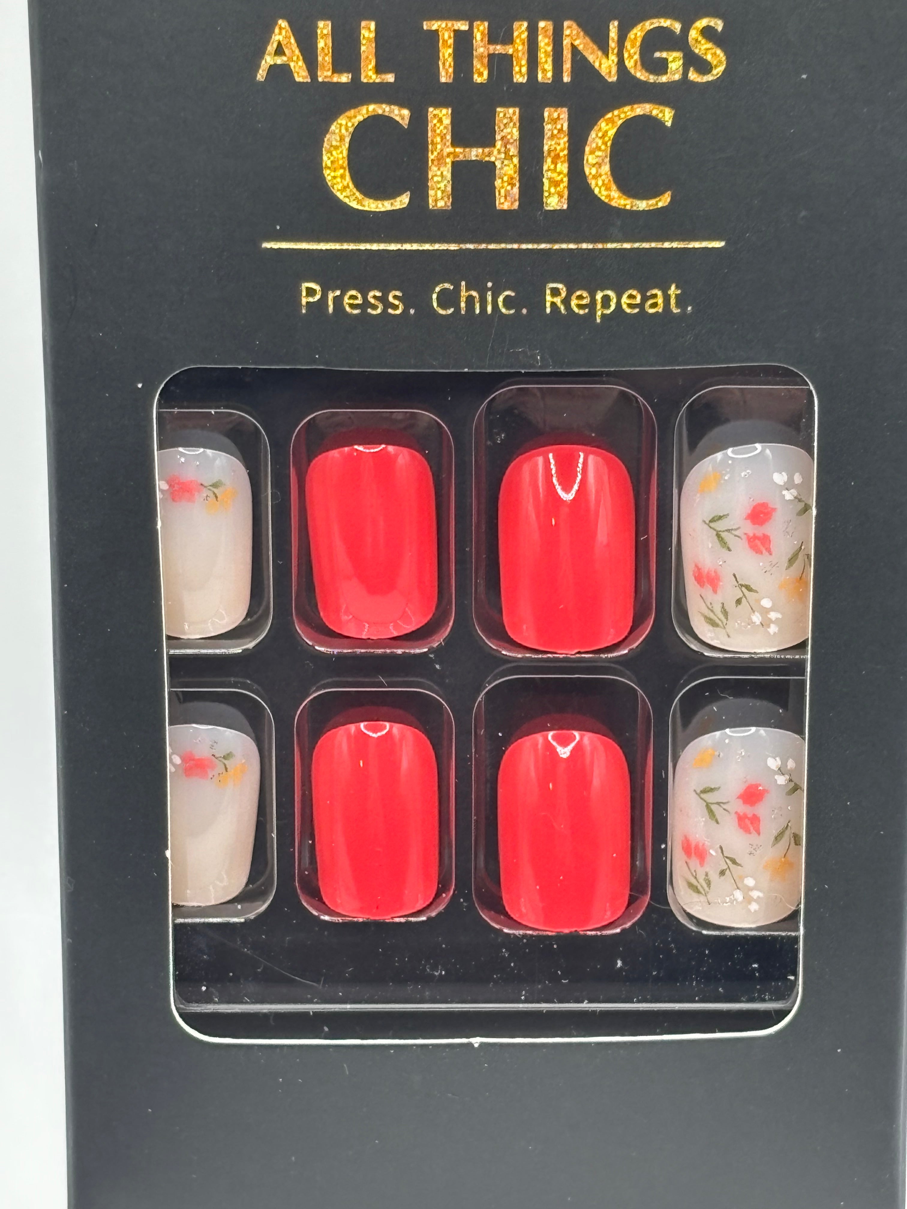A Little Whimsy Press-On Nails Short