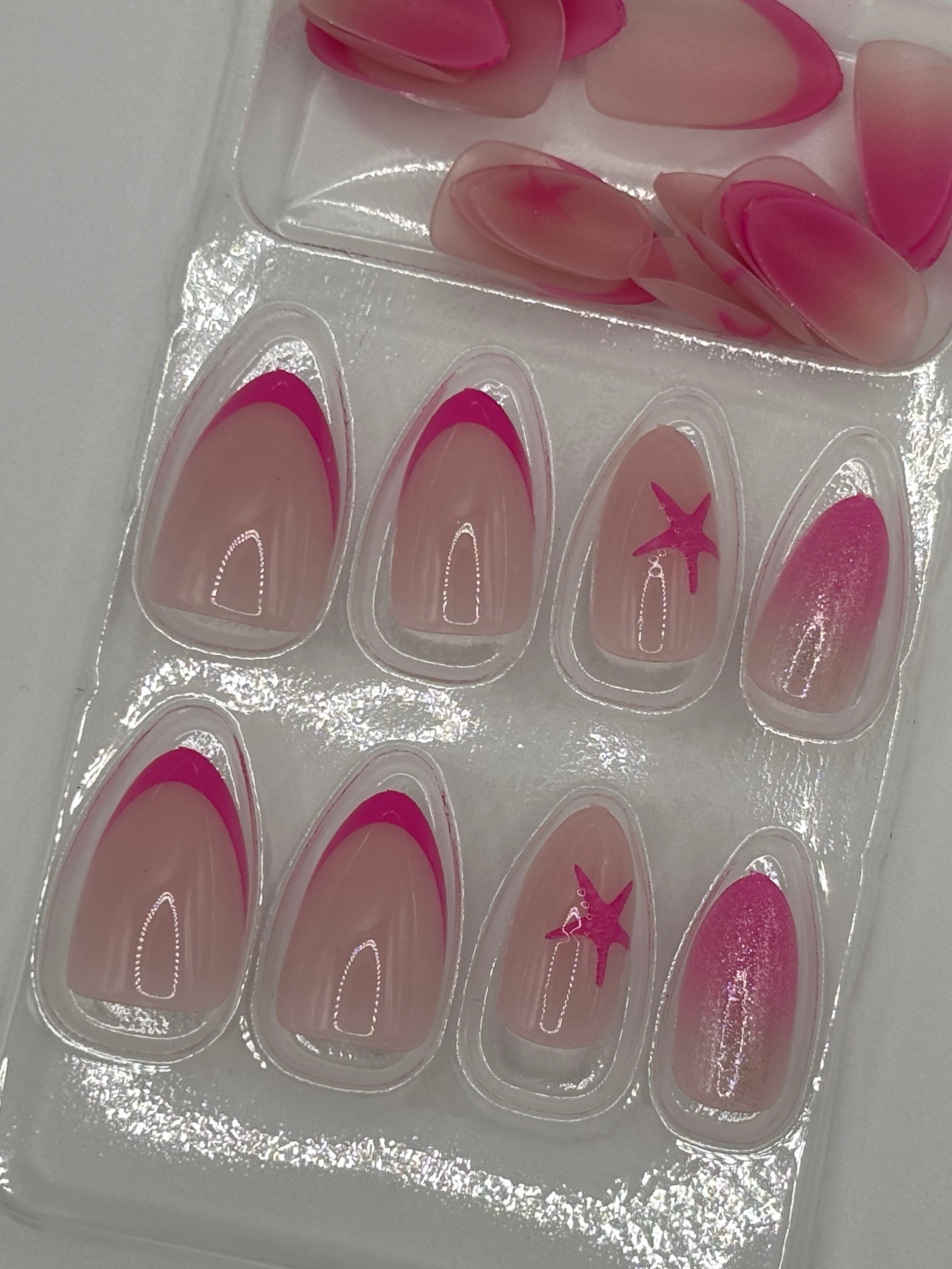 Beach Please Press-On Nails Short/Medium