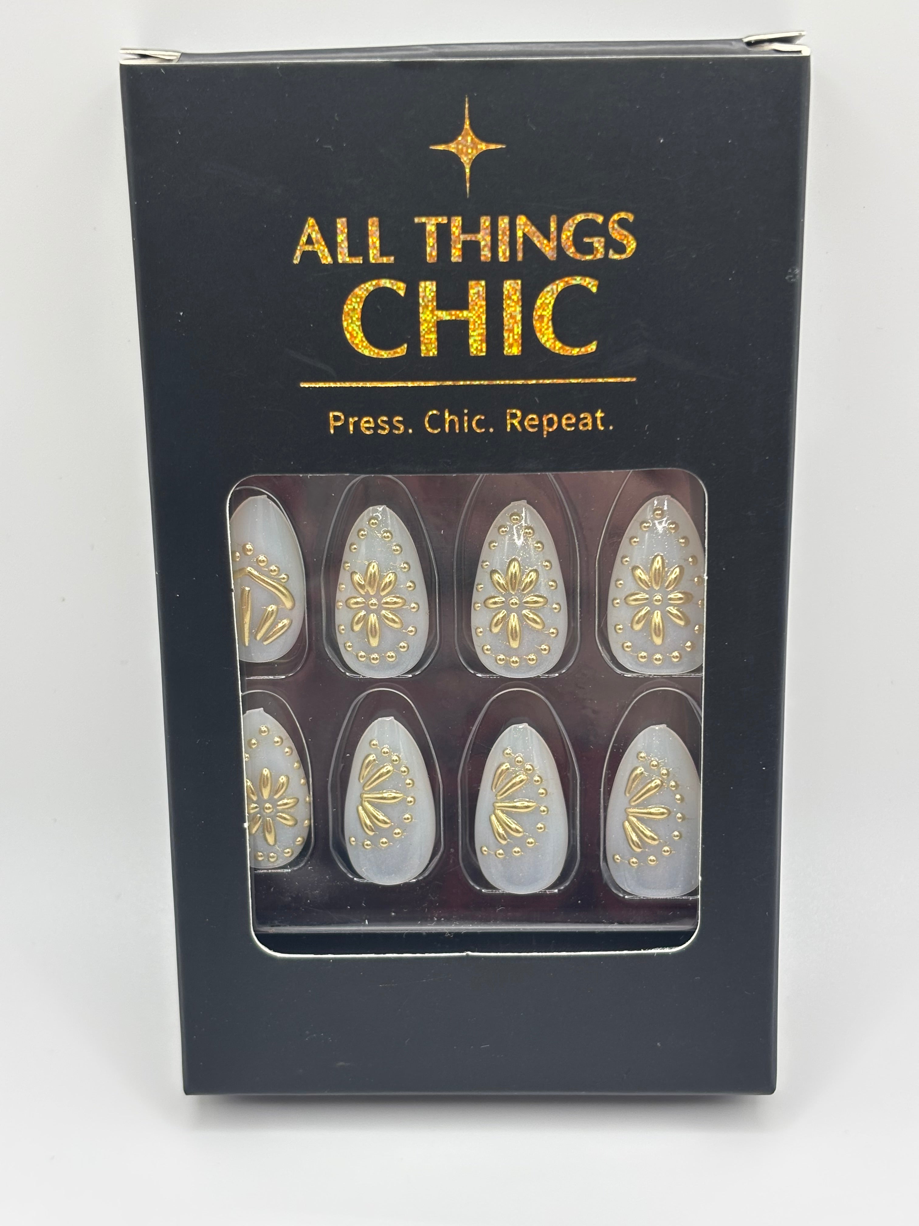 Goddess Glam Press-On Nails Short