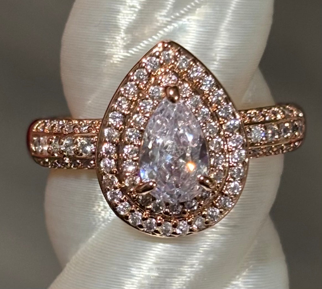 BP CZ Rose Gold Size 8