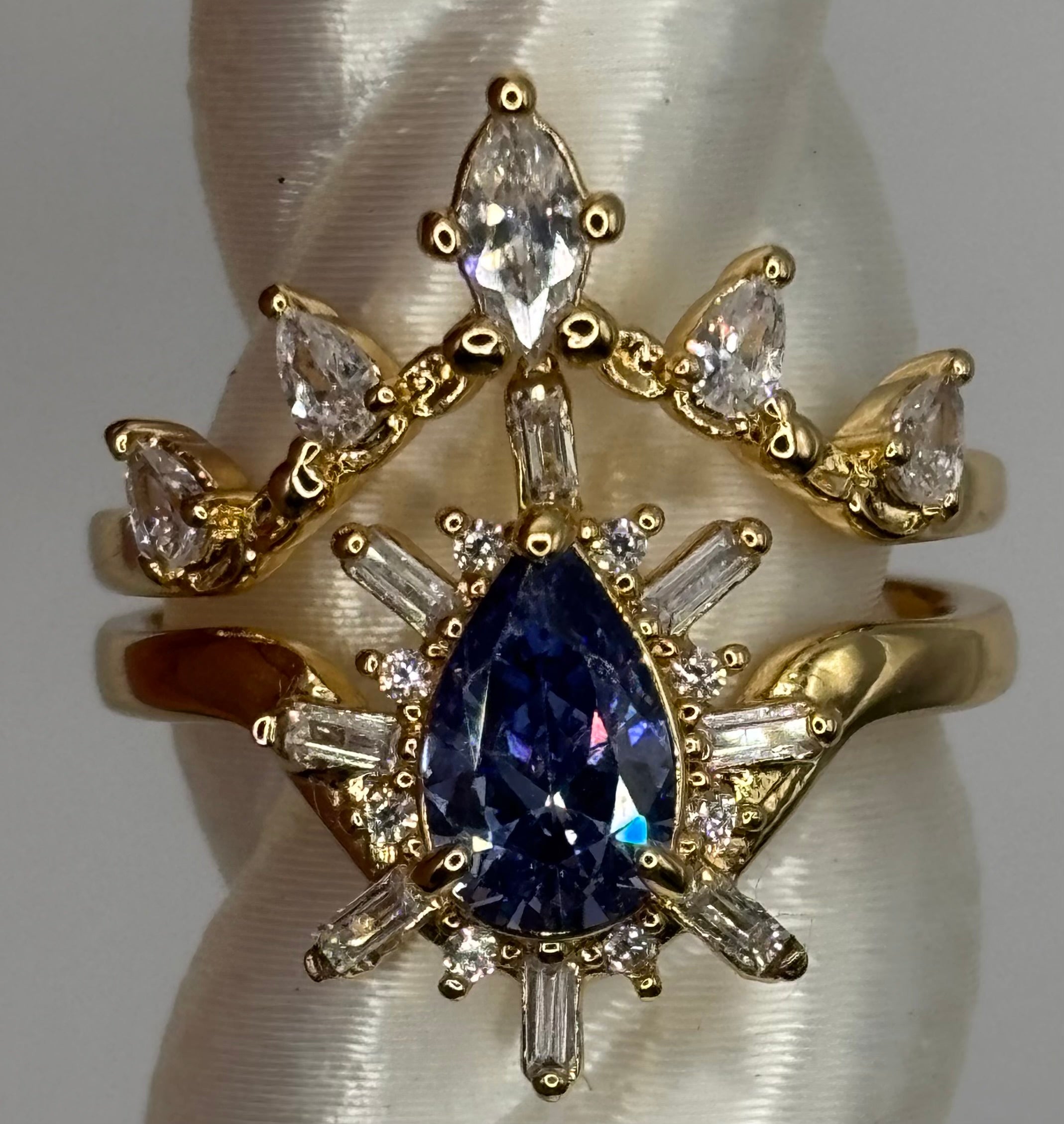 BP Tanzanite Gold Ring Size 6