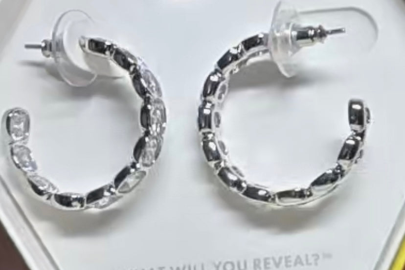 BP Lumiere Facet Hoops Preorder