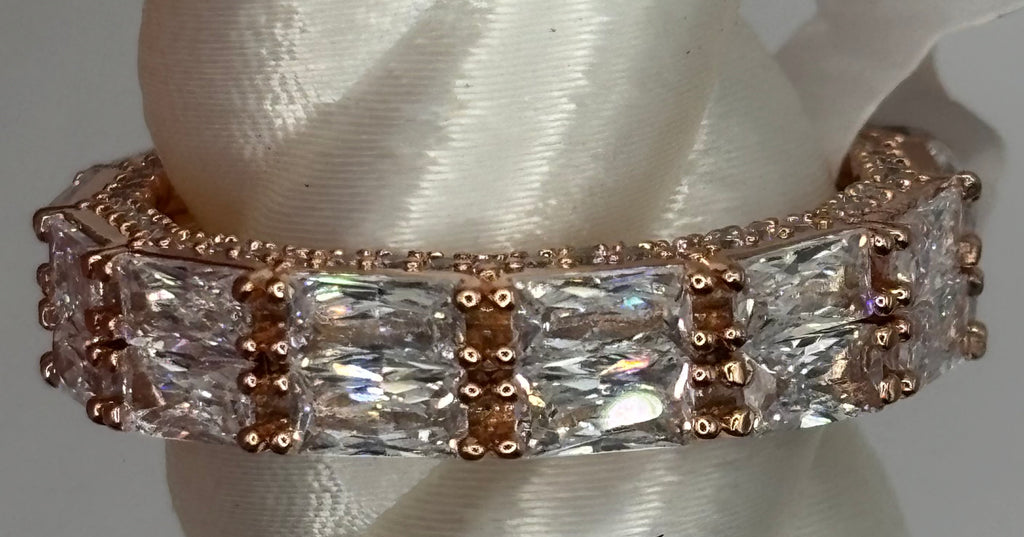 BP Diamond CZ Rose Gold Ring Size 11