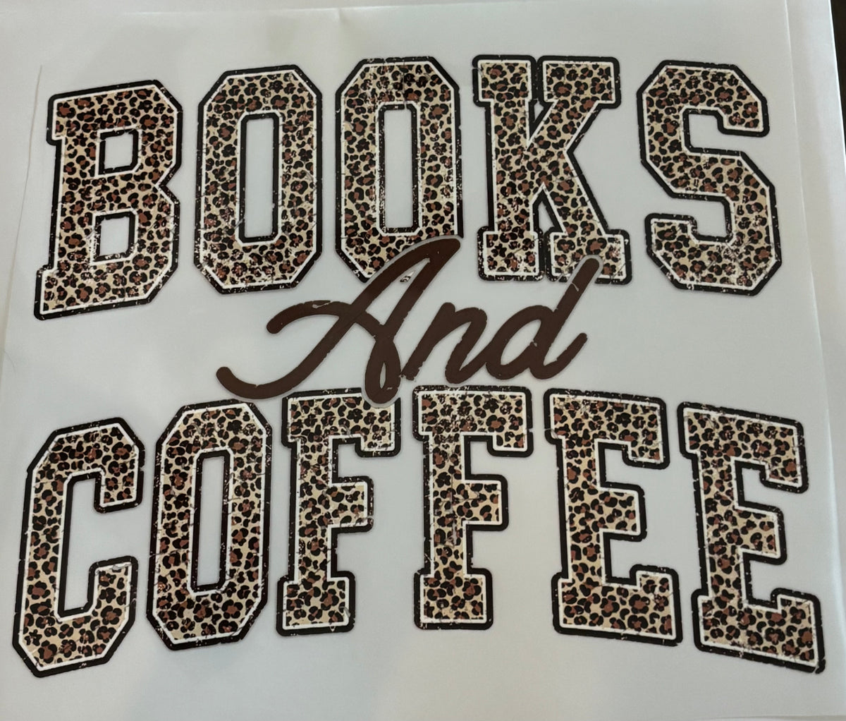 Books And Coffee Shirt Design