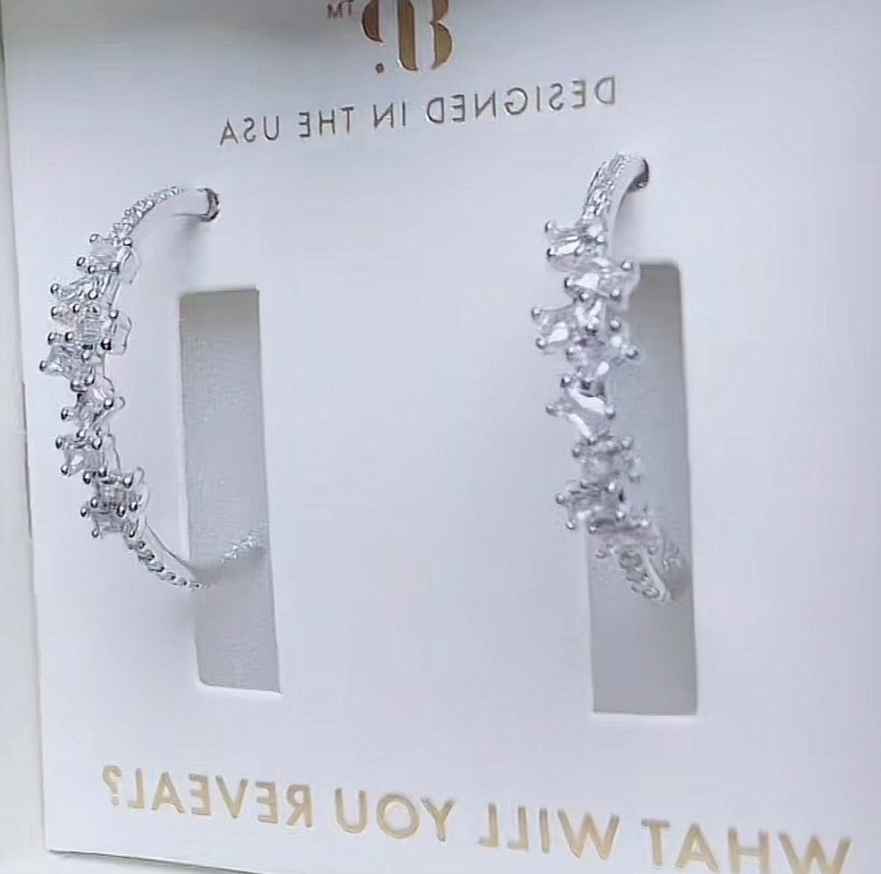 Lumina PreOrder Earrings Rhodium