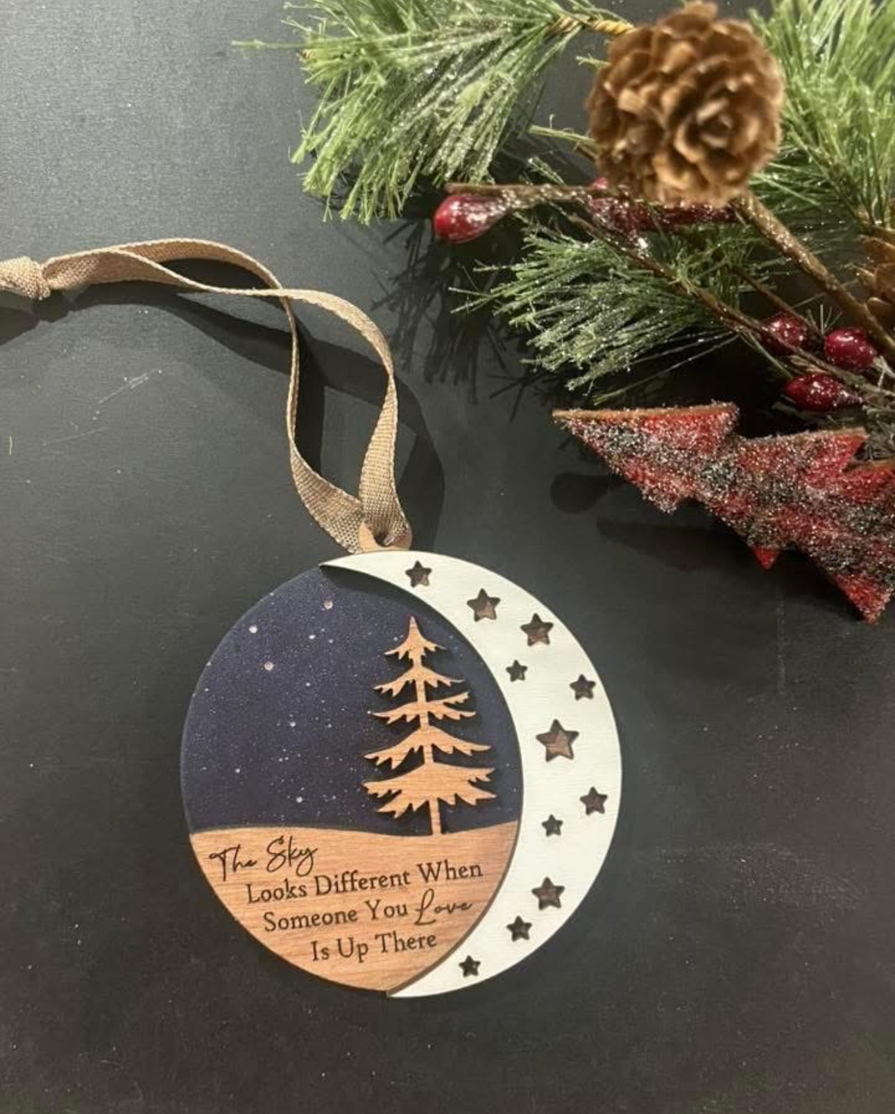 Missing You Sky Christmas Ornament