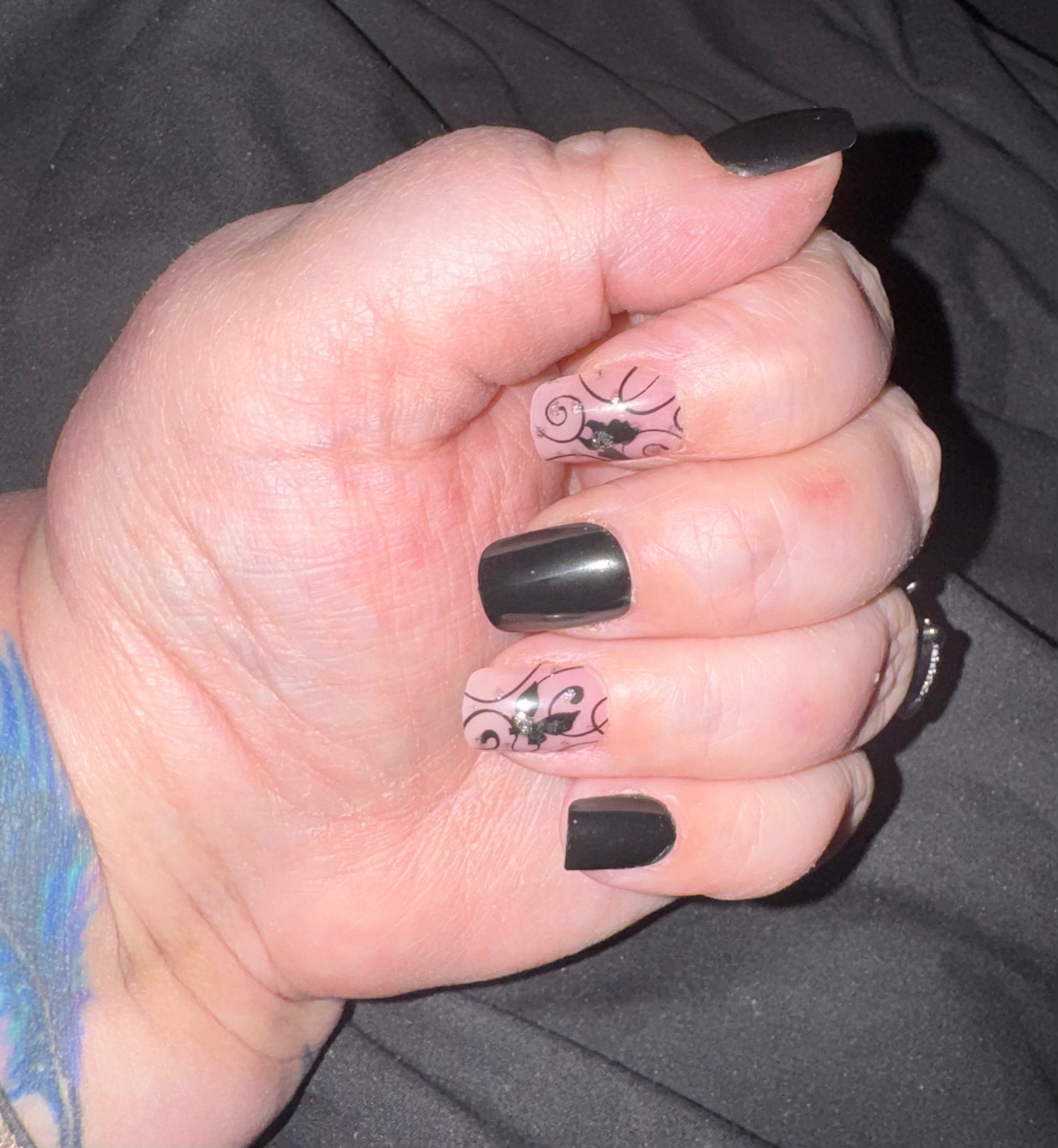Monarch Madness Press-On Nails Short