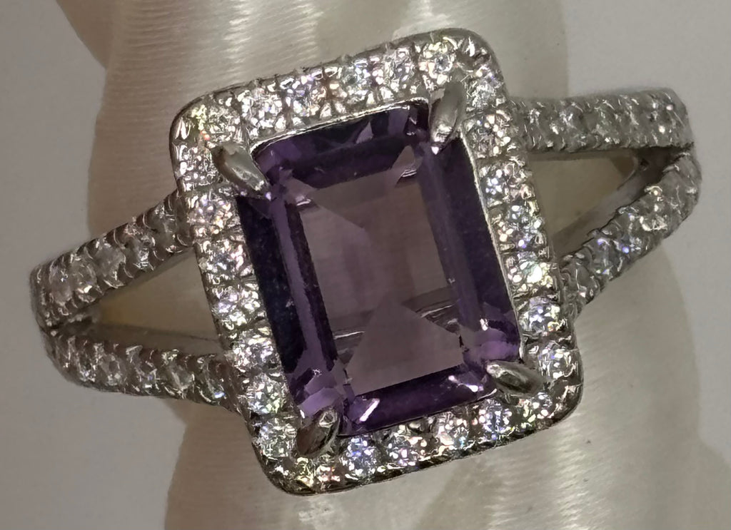 The Sterling Club Size 7 Amethyst