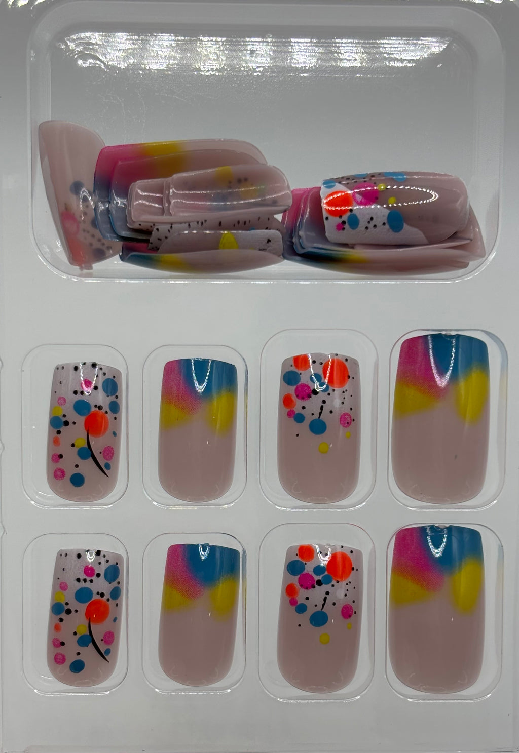 Funfetti Press-On Nails Medium