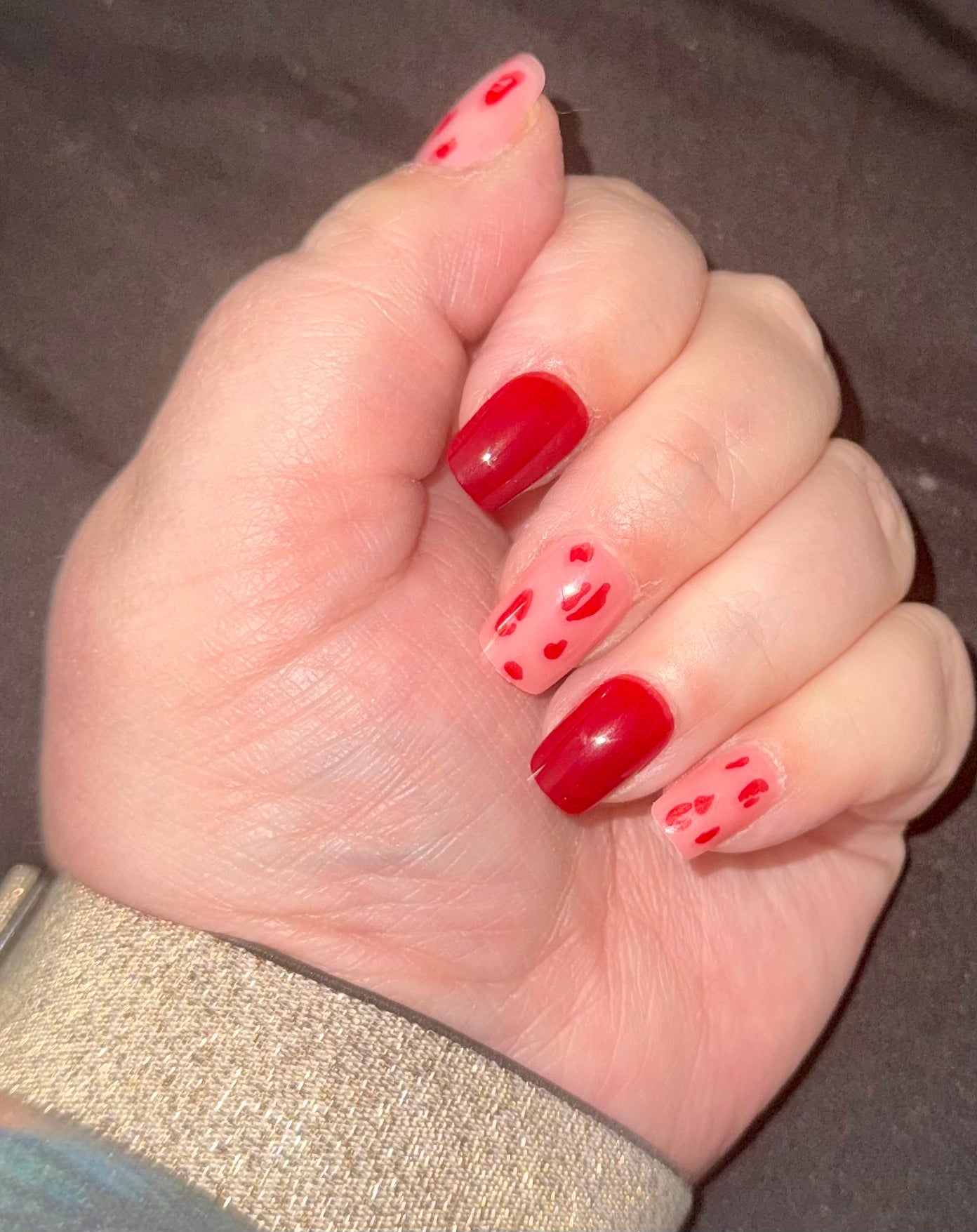 Fierce & Fiery Press-On Nails Short