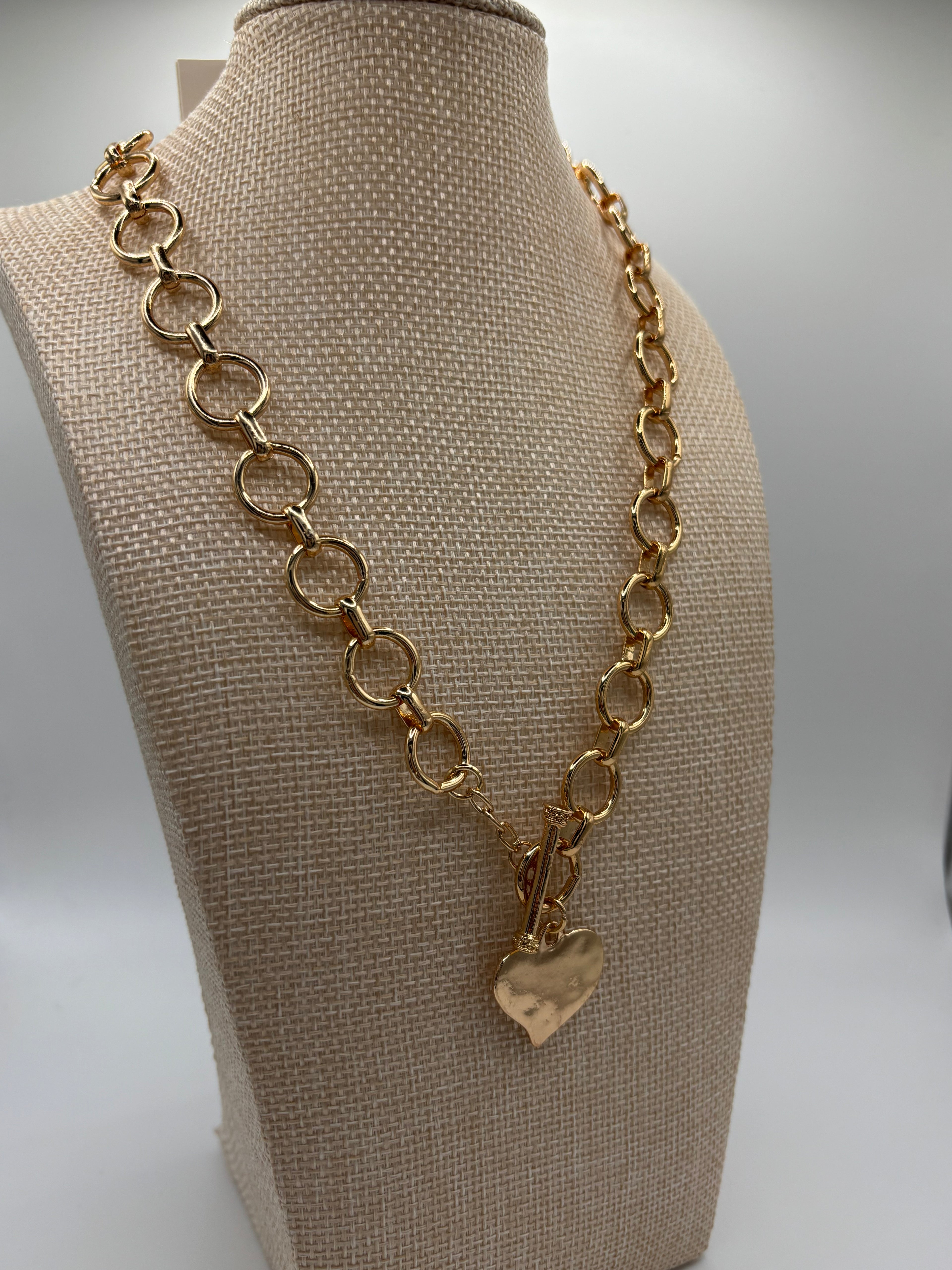 ATC Hammered Heart Necklace Preorder