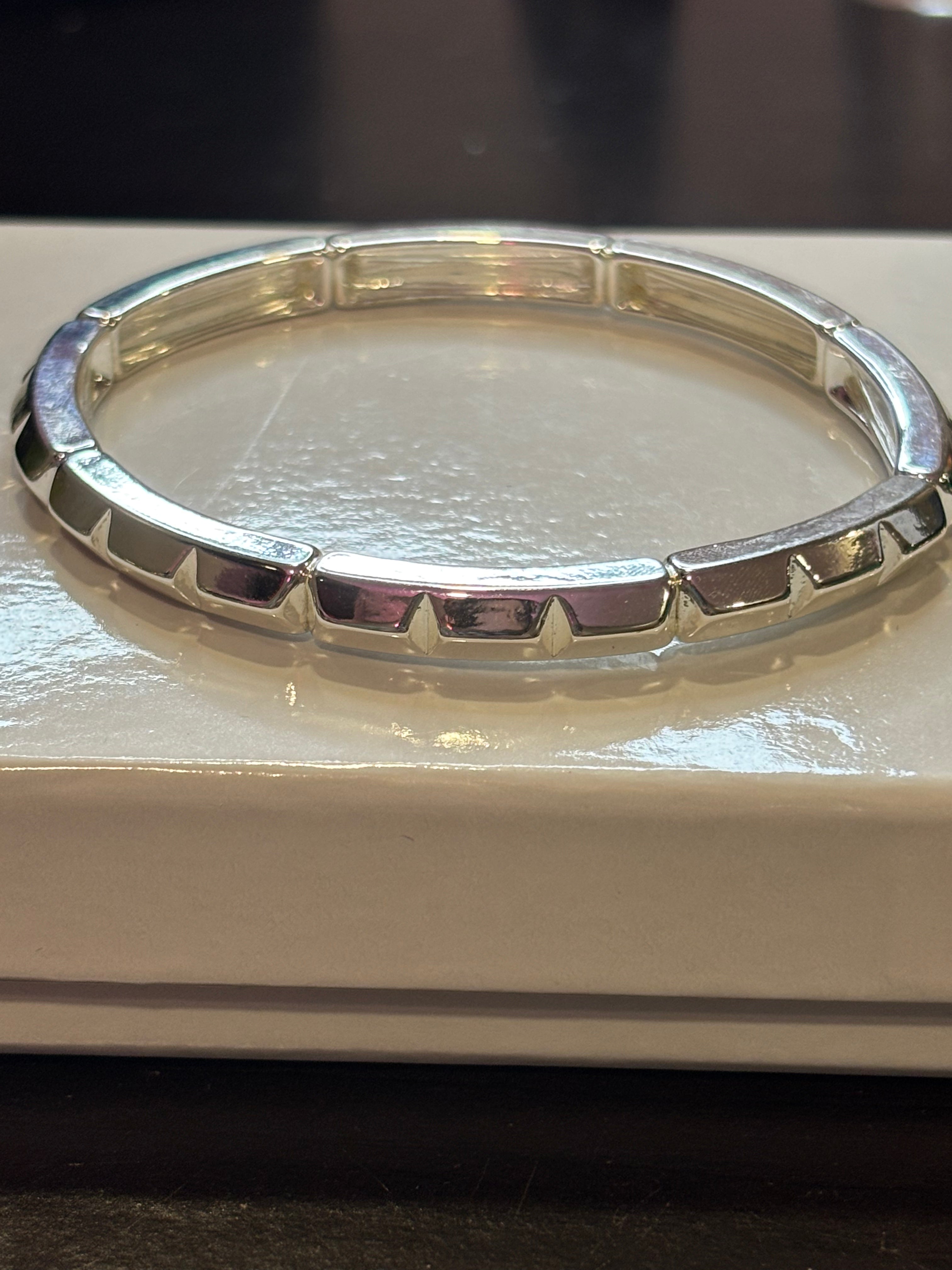 Stretchy Bracelet Silver