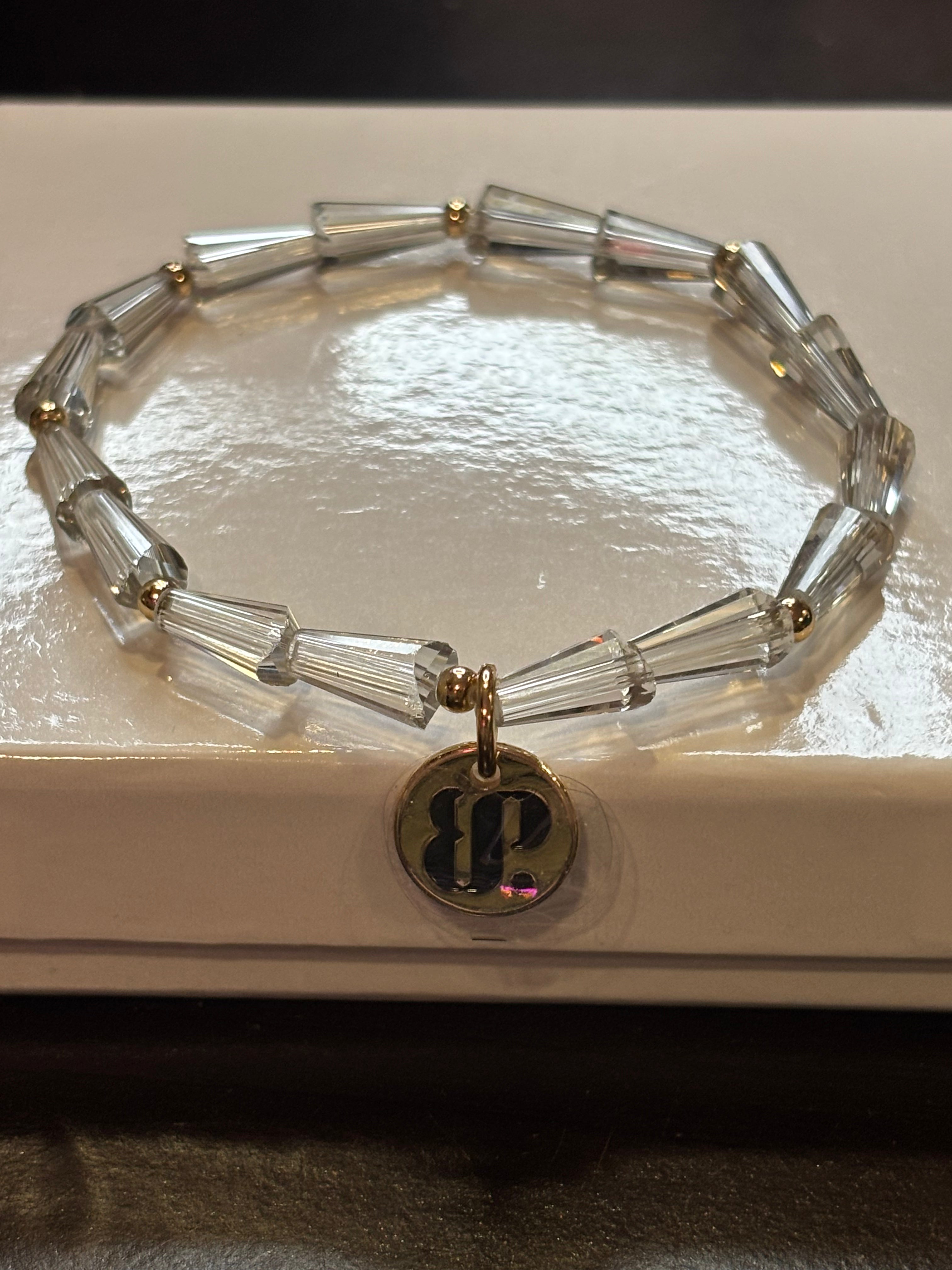 Stretchy Bracelet Grey/Translucent