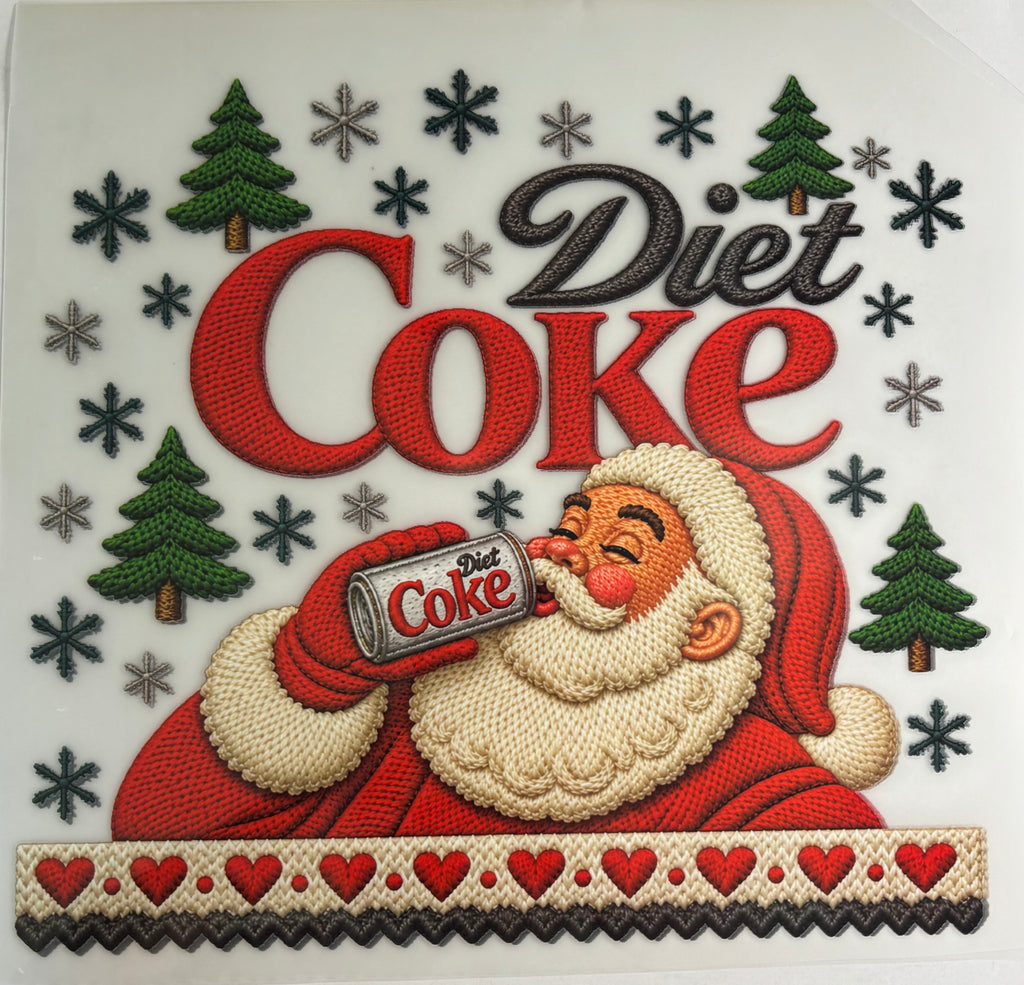 Diet Coke Santa Shirt