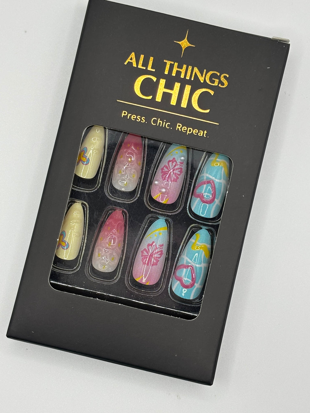 Island Bombshell Press-On Nails Medium