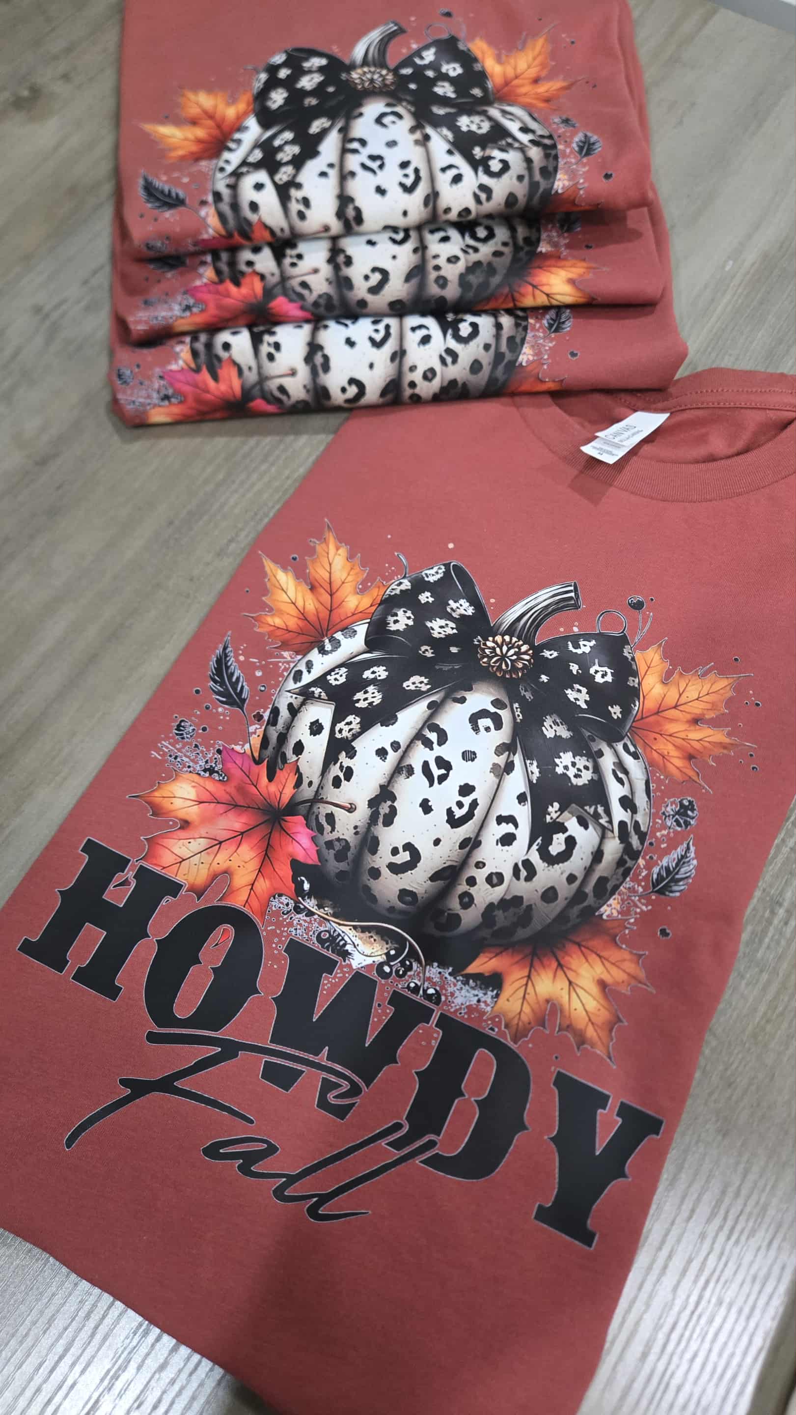 Howdy Fall Pumpkin Shirt