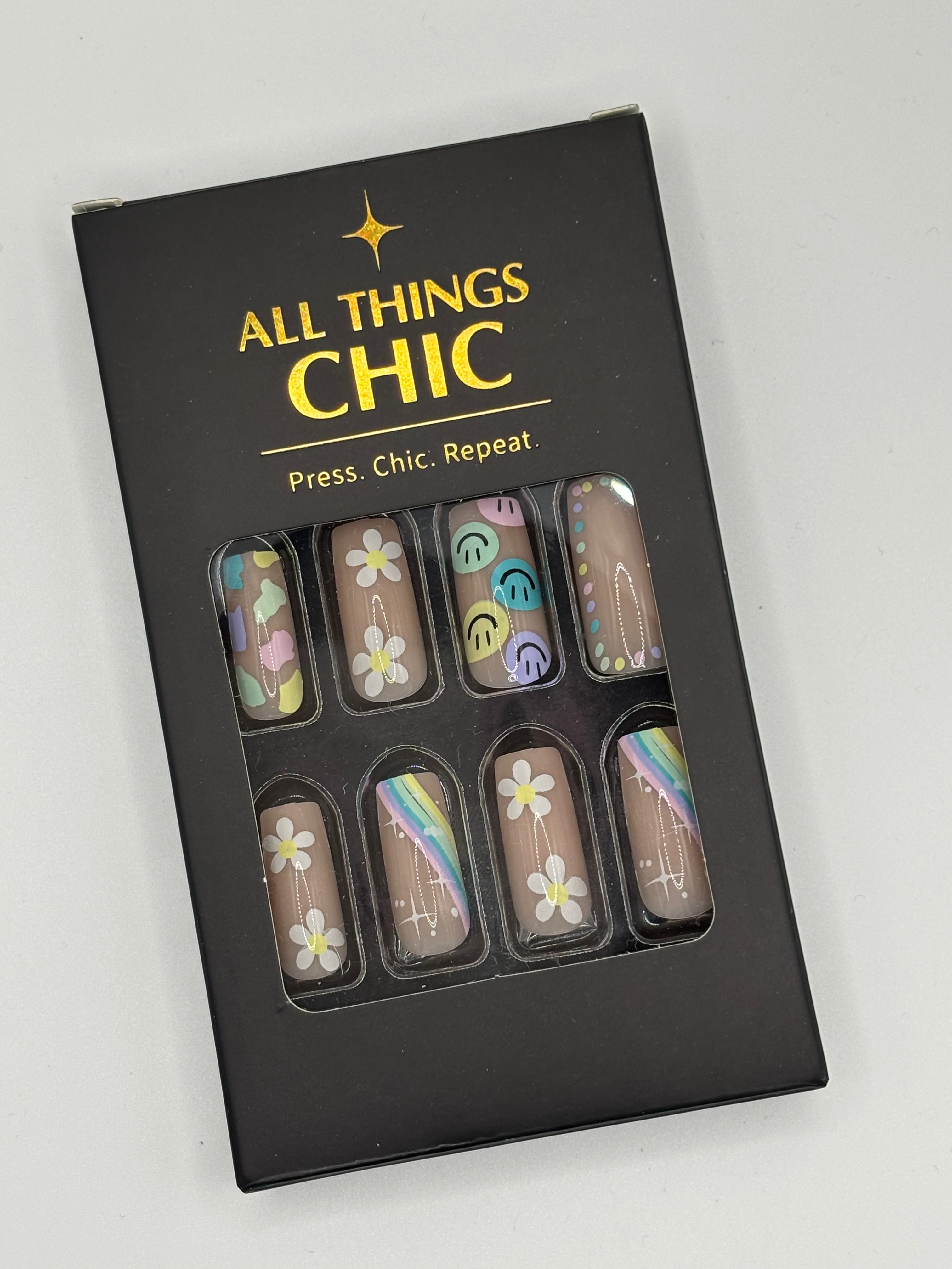 Feeling Groovy Press-On Nails Medium/Long