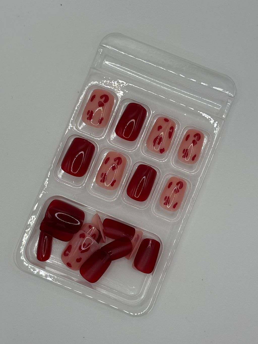 Fierce & Fiery Press-On Nails Short